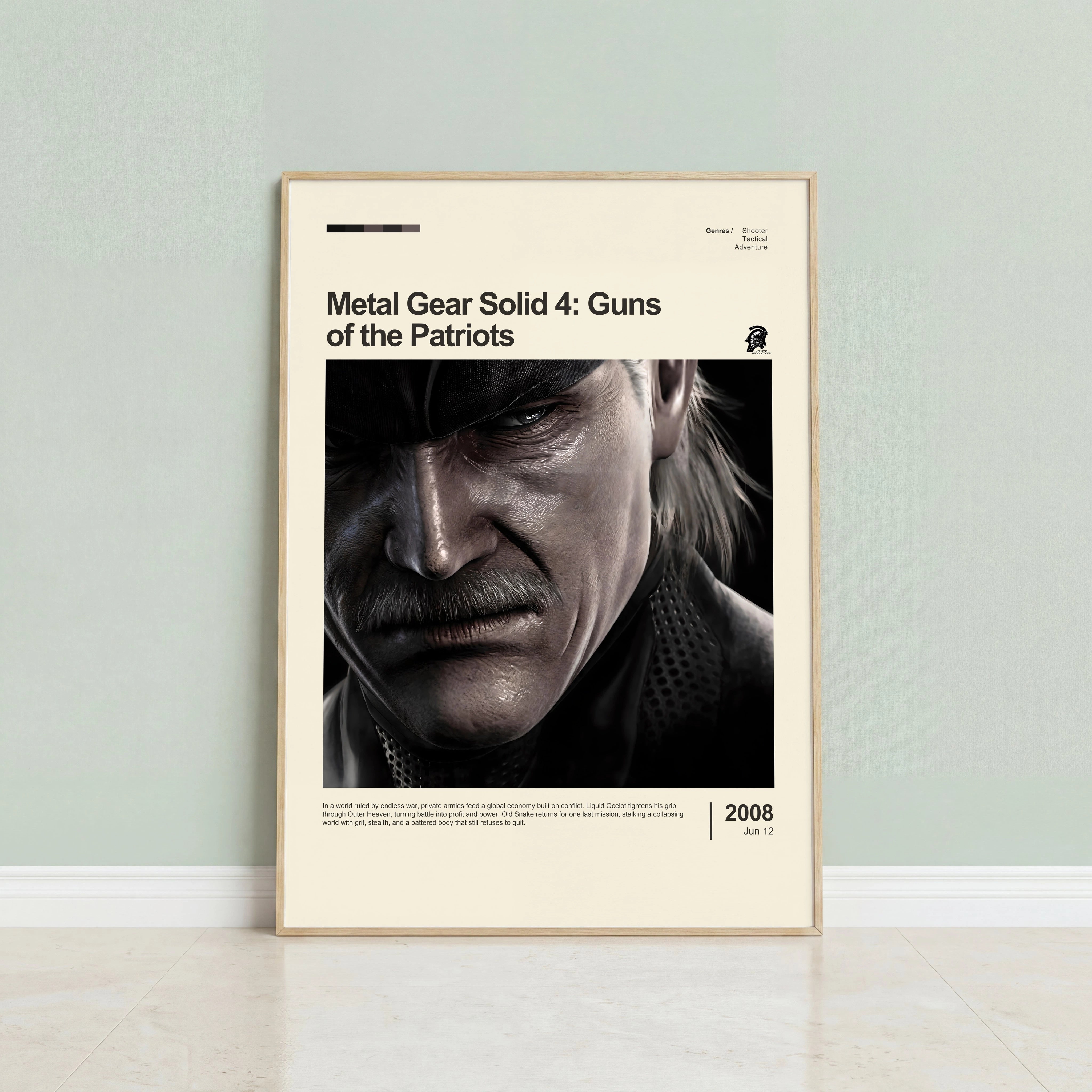 Metal Gear Solid 4 Poster – The Geek Pixel