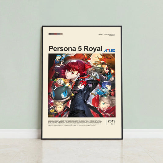 Persona 5 Royal anime-style poster
