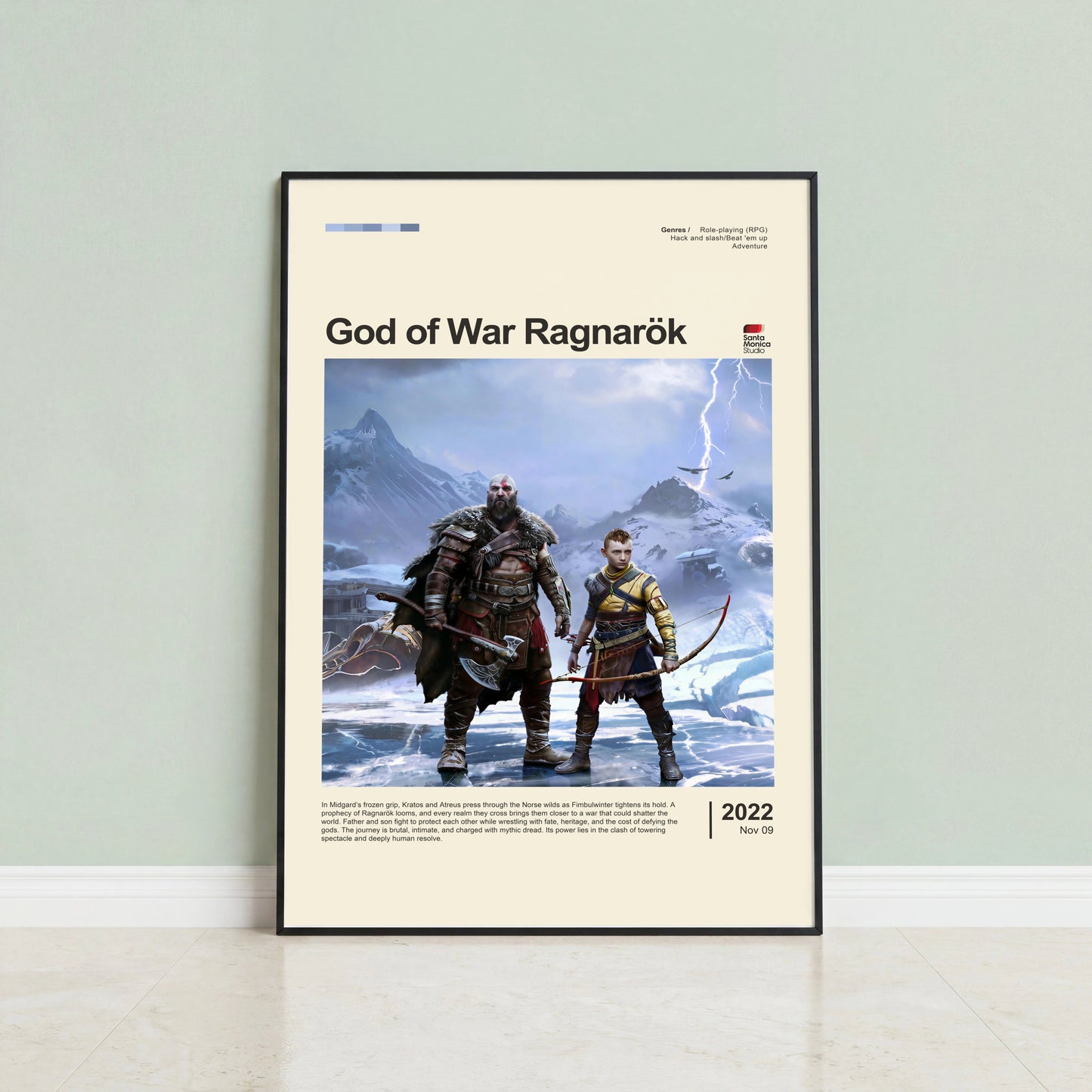 God of War Ragnarök Poster