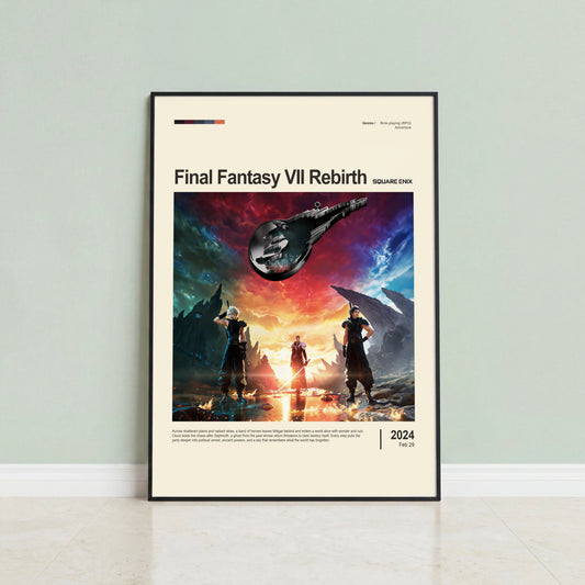 Final Fantasy VII Rebirth Poster