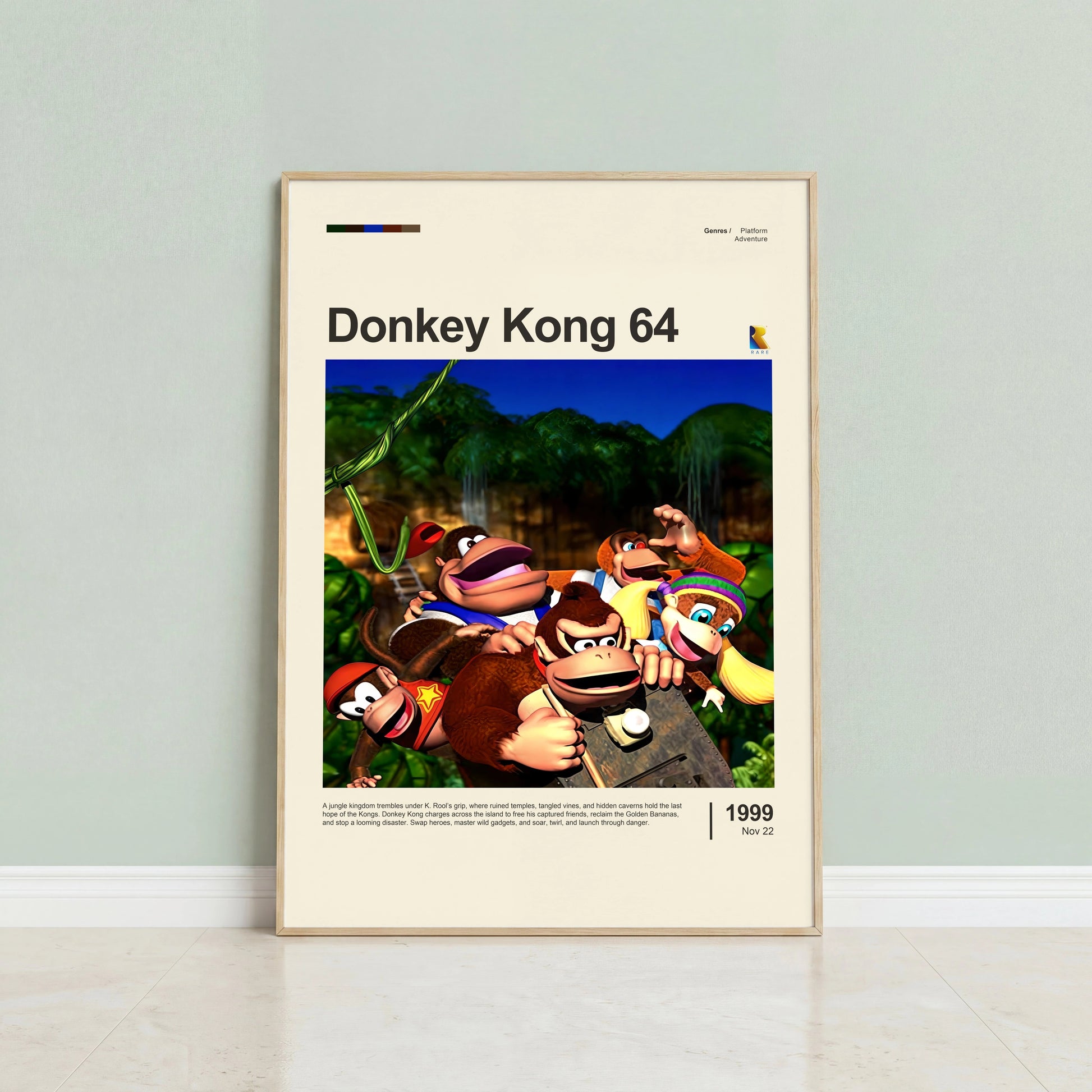 Donkey Kong 64 Poster