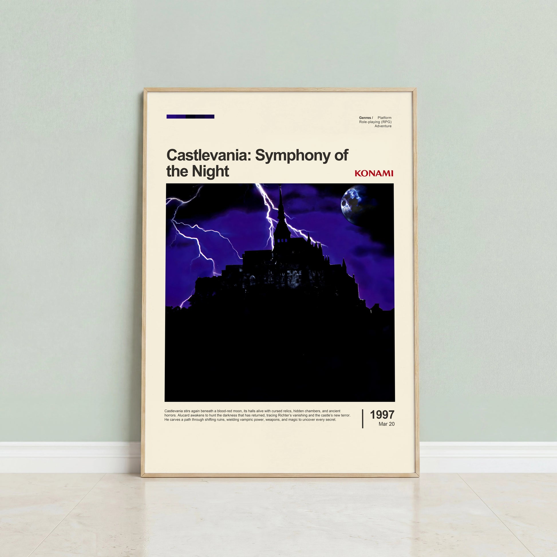 Castlevania: Symphony of the Night Poster