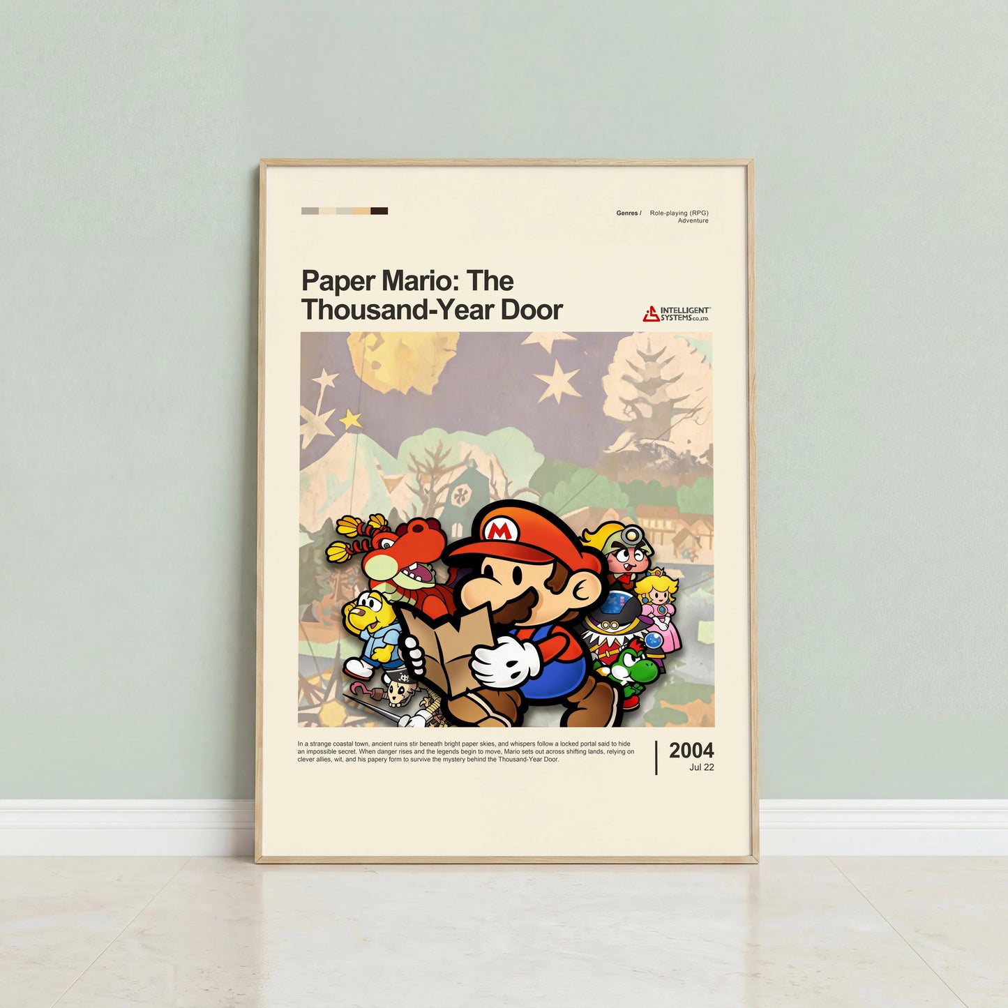 Paper Mario: The Thousand-Year Door Poster