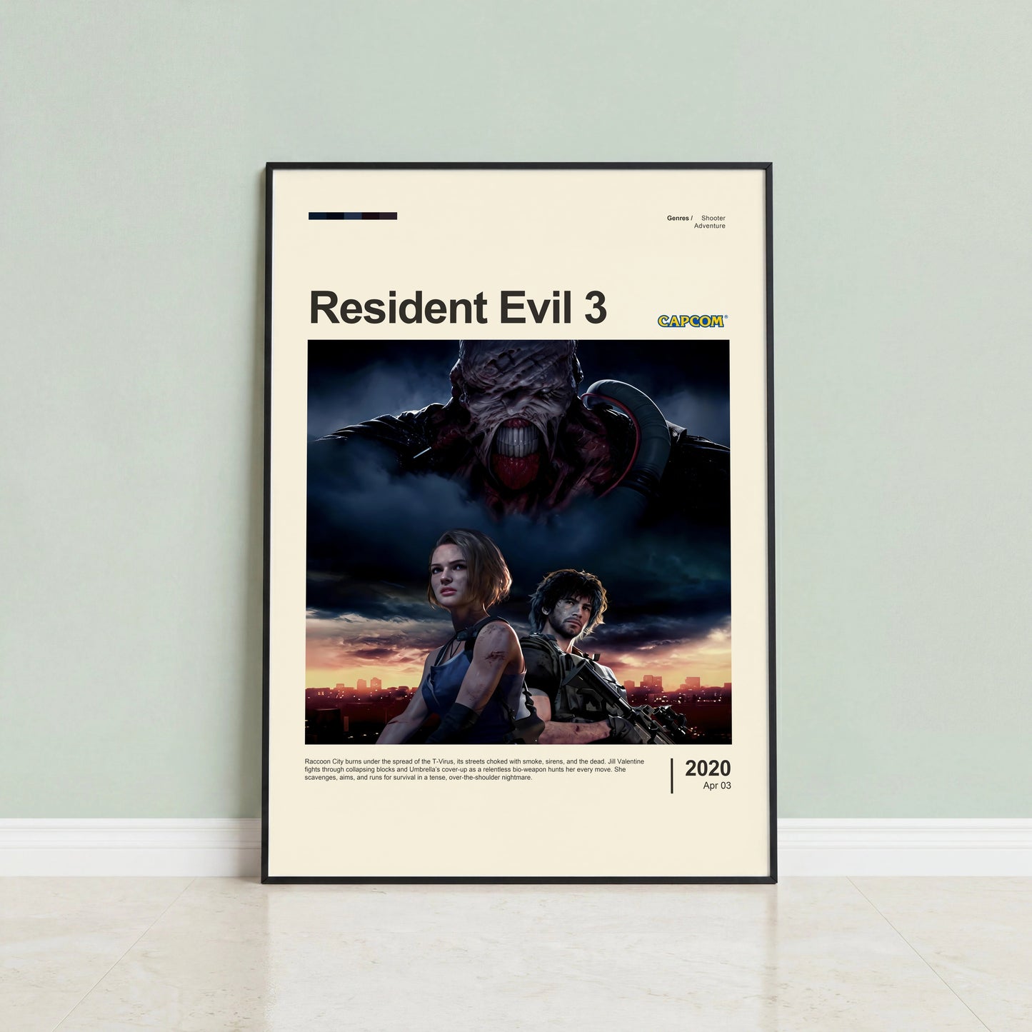 Resident Evil 3 Poster — view 3