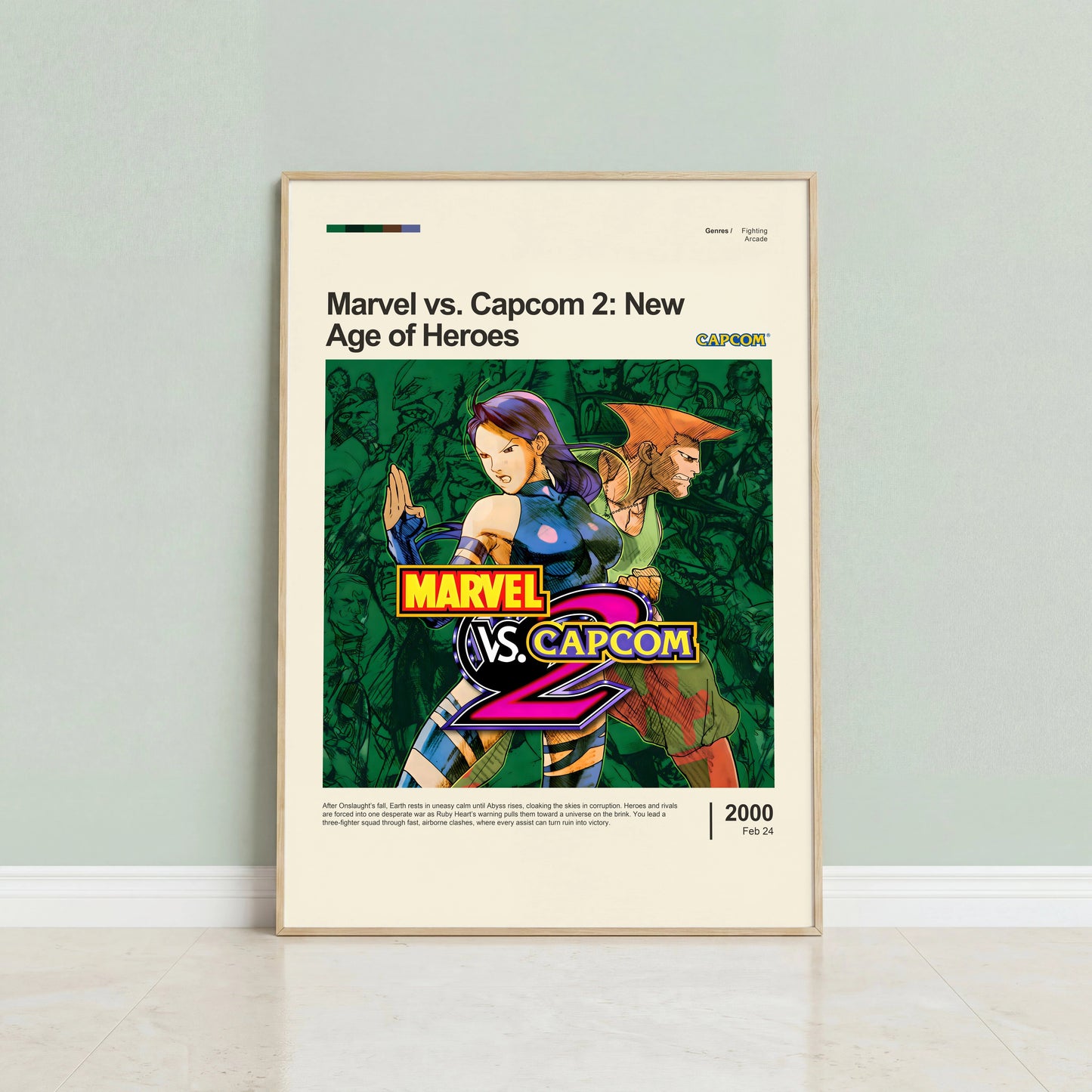 Marvel vs Capcom 2 Poster