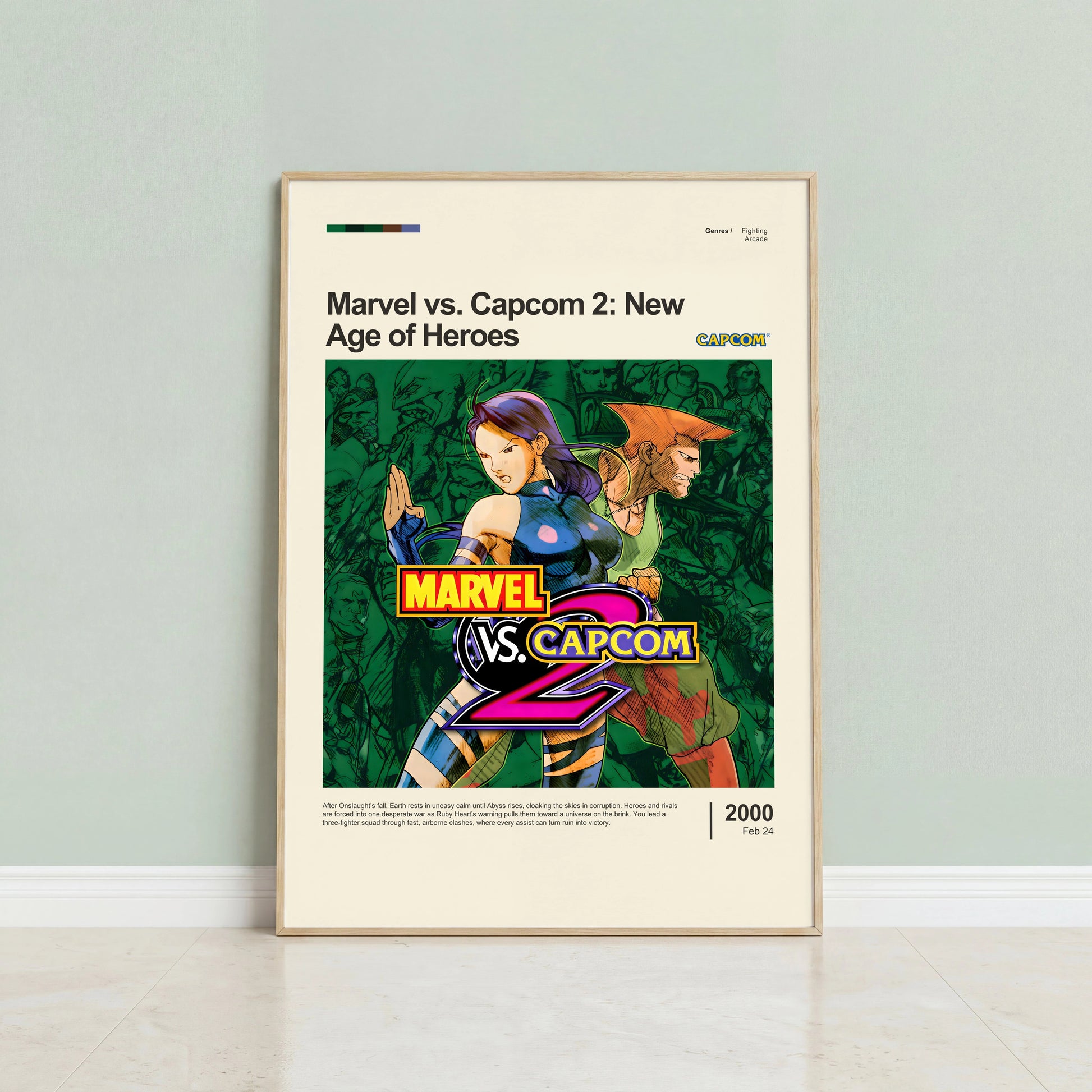 Marvel vs Capcom 2 Poster