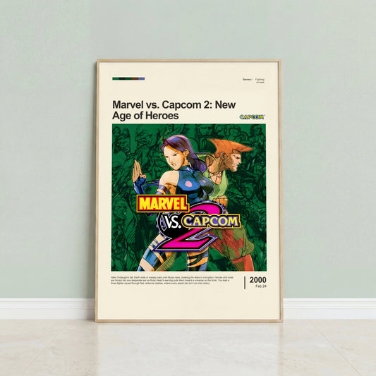 Marvel vs Capcom 2 Poster