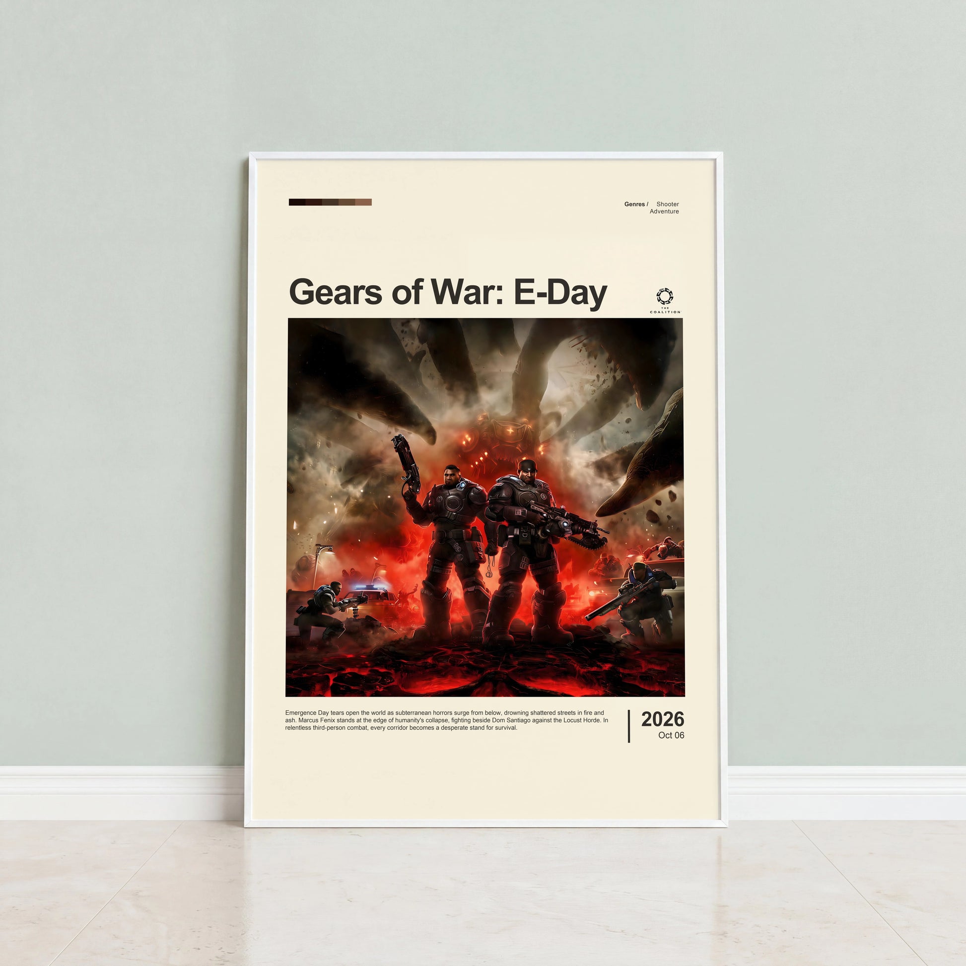 Gears of War E-Day Poster — view 4