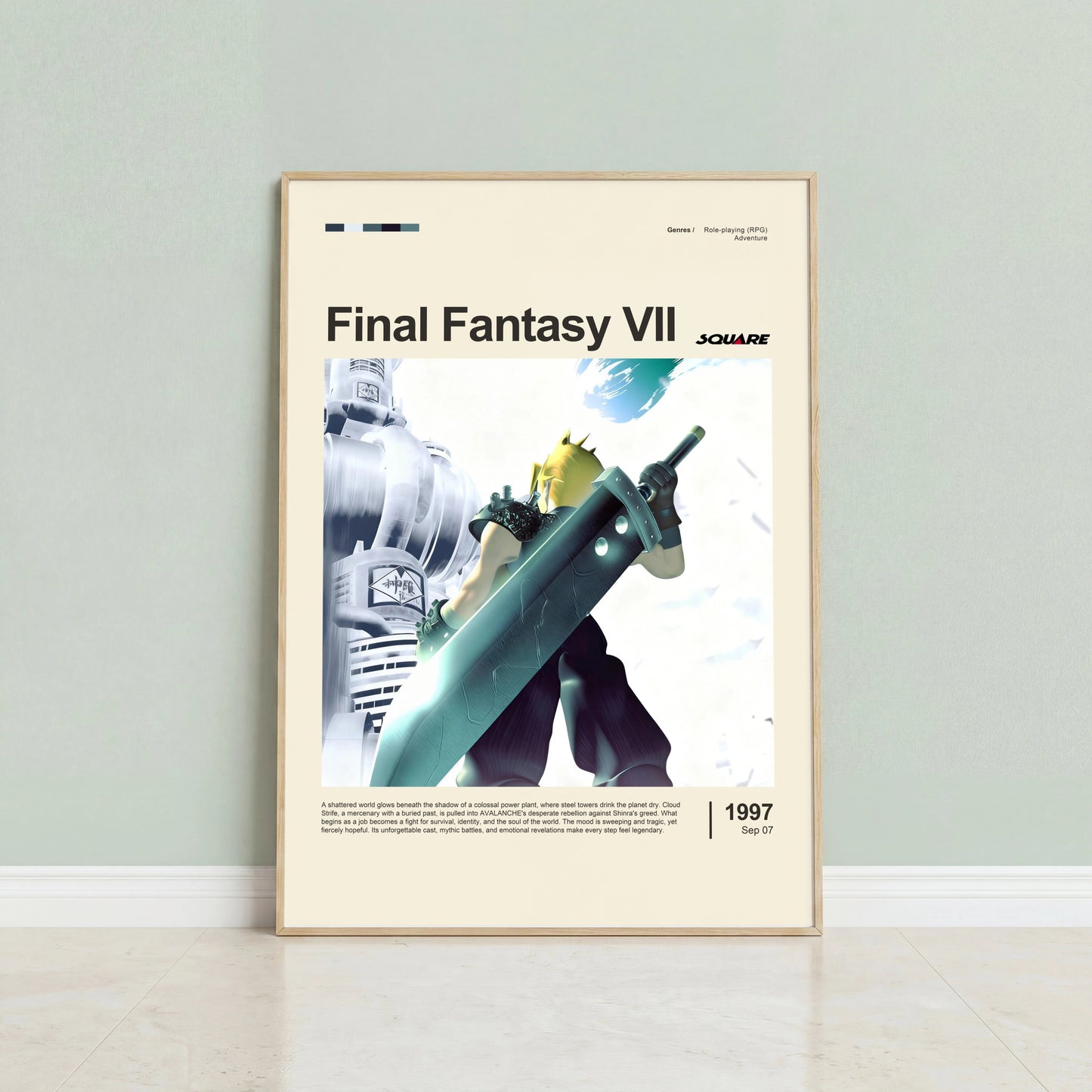 Final Fantasy VII Poster — view 2