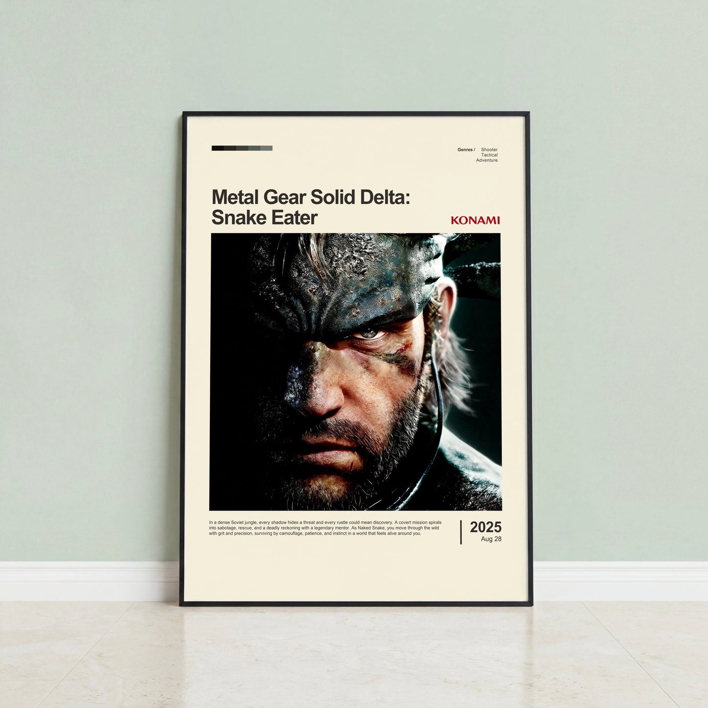 Metal Gear Solid Delta Snake Eater Poster — view 3