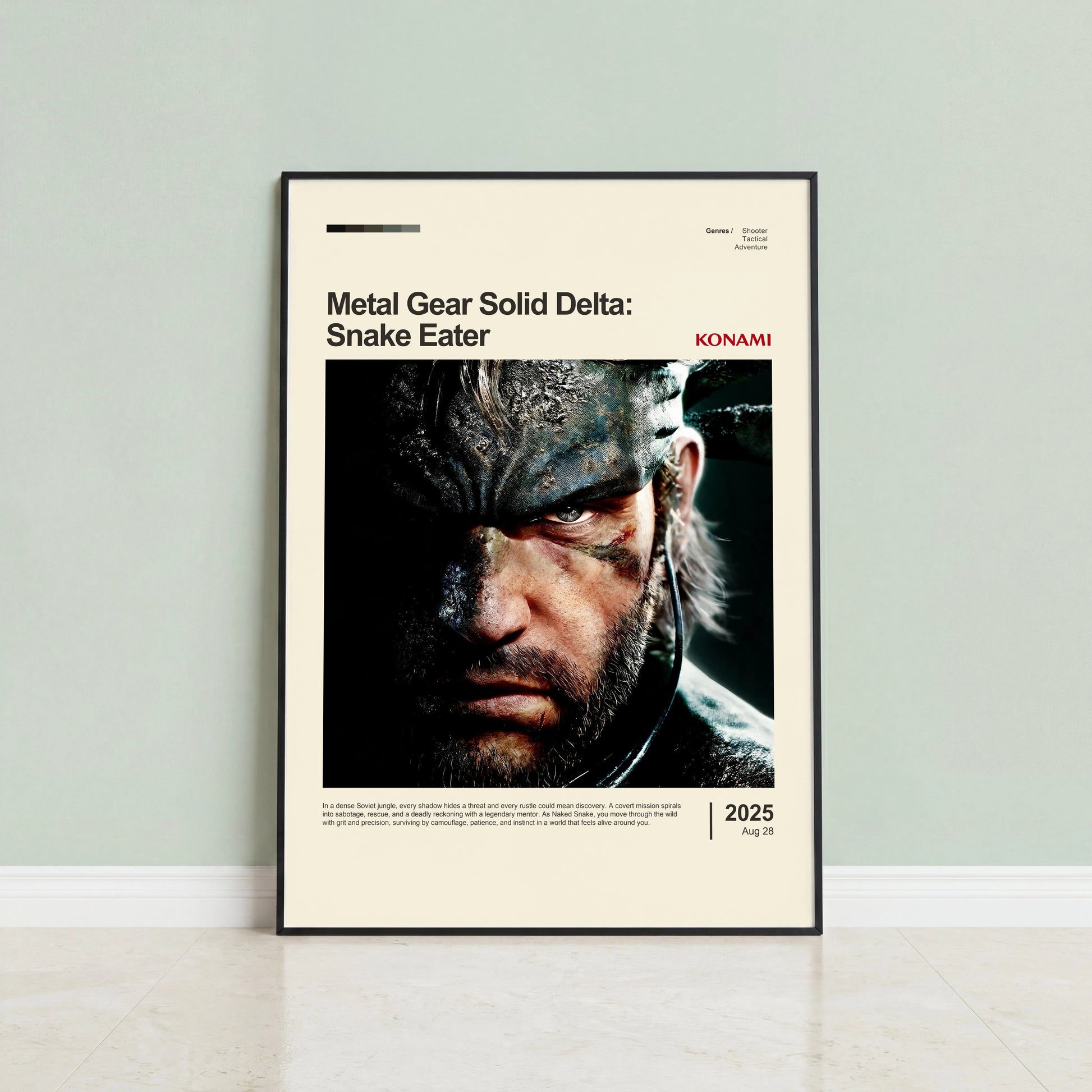 Metal Gear Solid Delta Snake Eater Poster — view 3