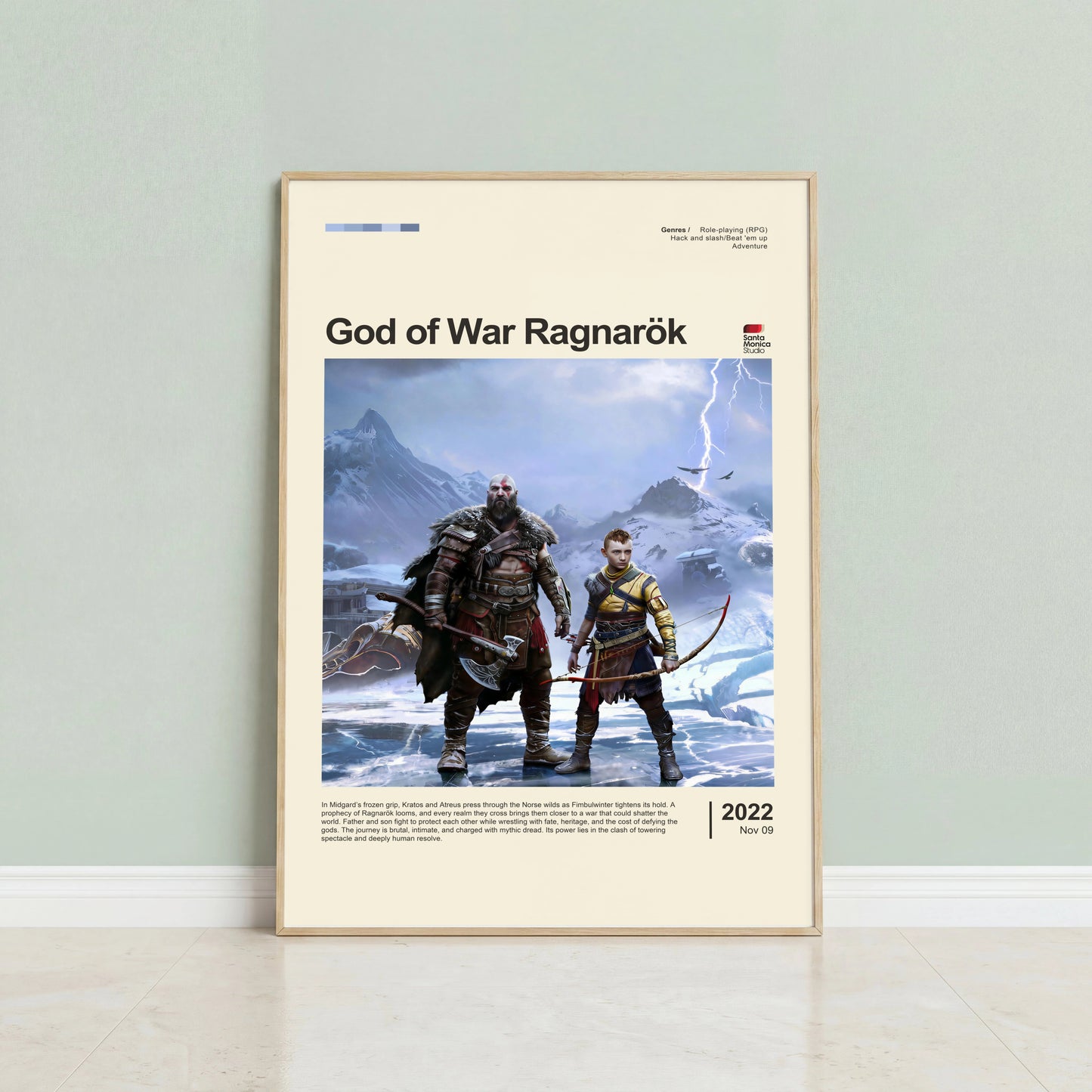 God of War Ragnarök Poster — view 2