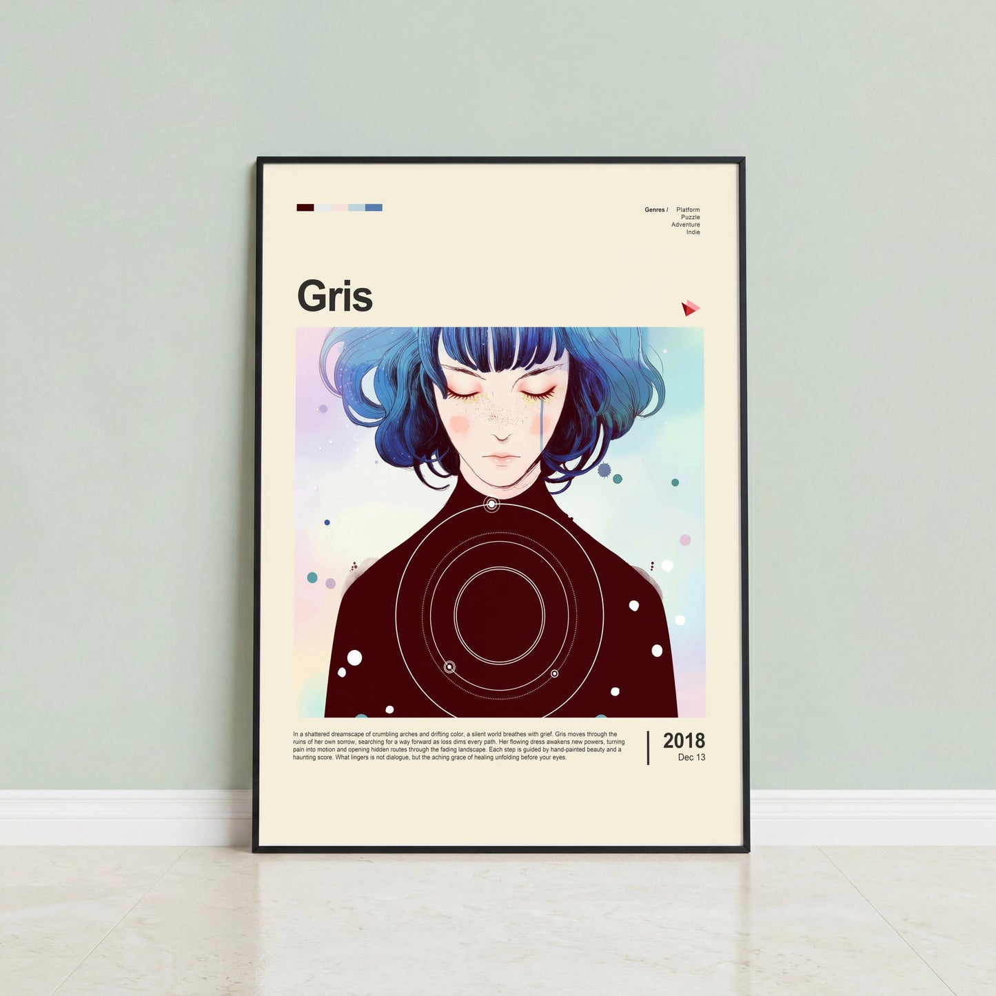 Gris Poster