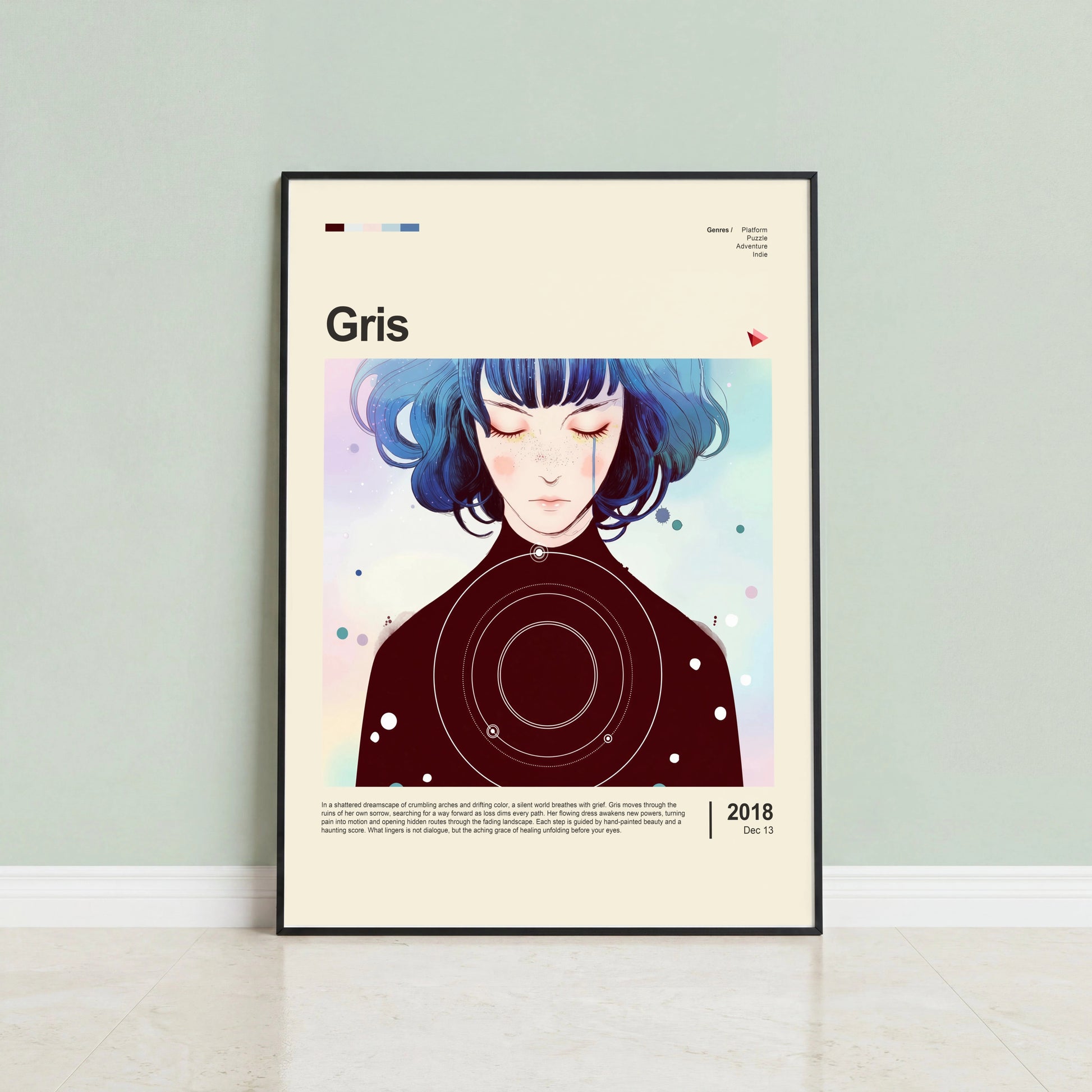 Gris Poster