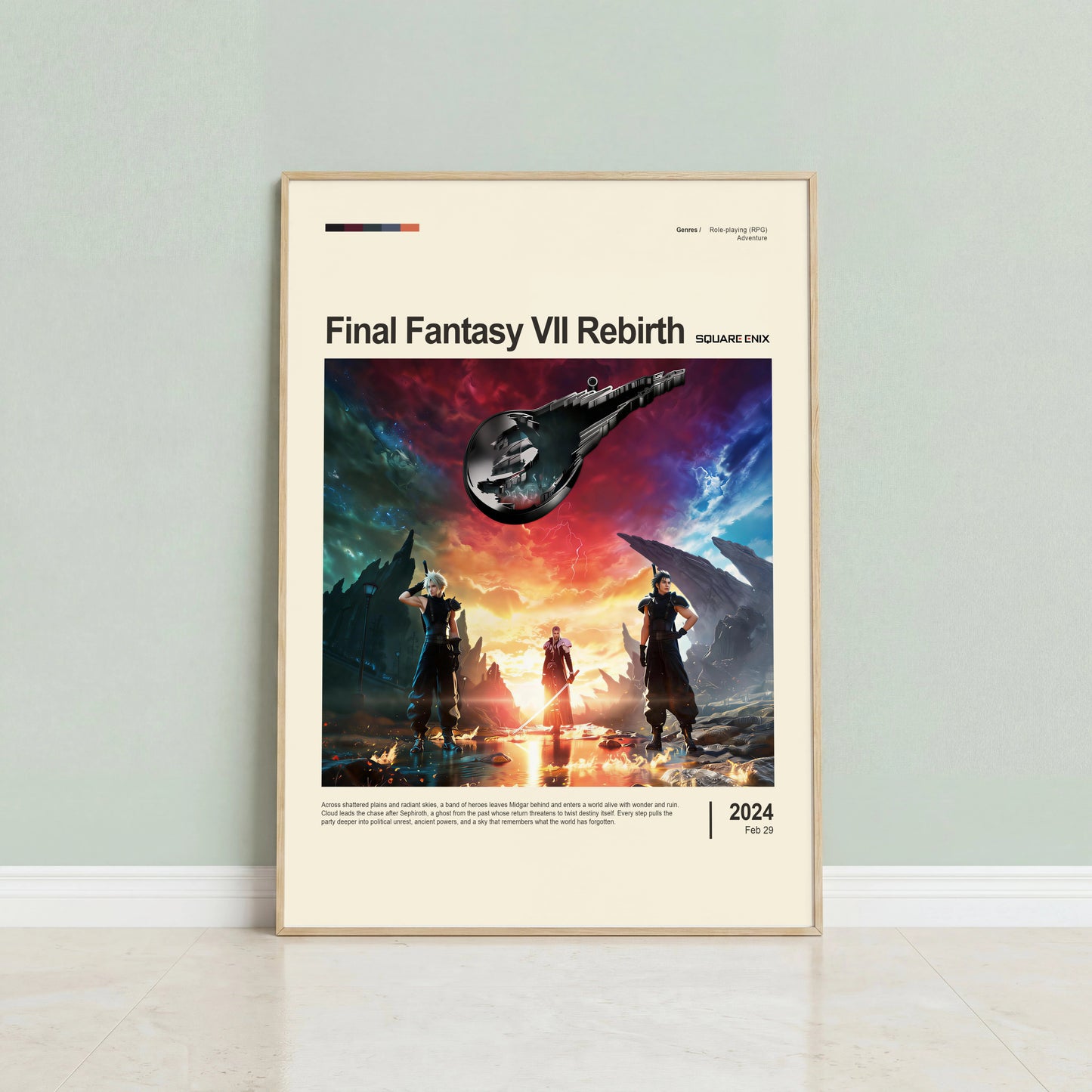 Final Fantasy VII Rebirth Poster — view 2