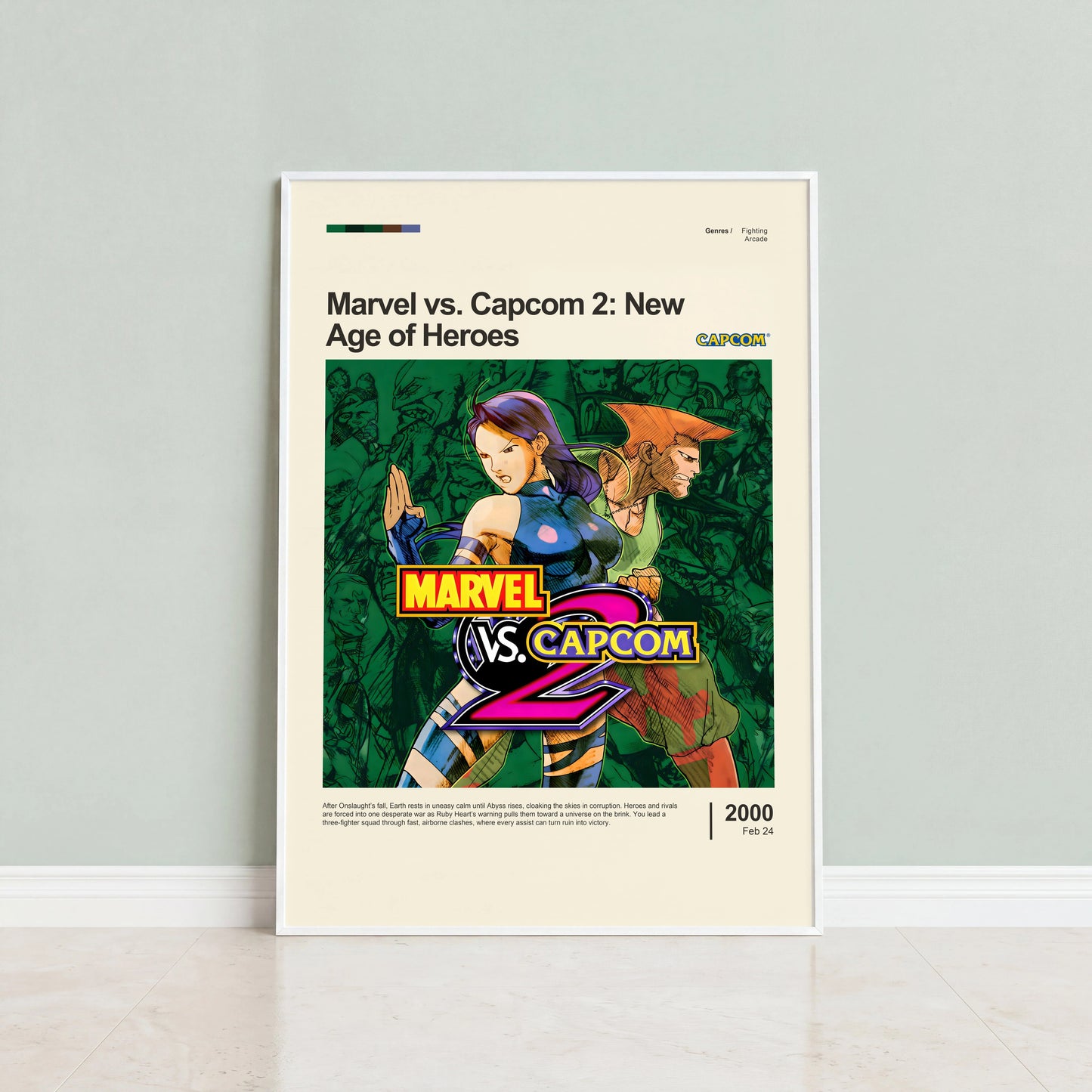 Marvel vs Capcom 2 Poster — view 4