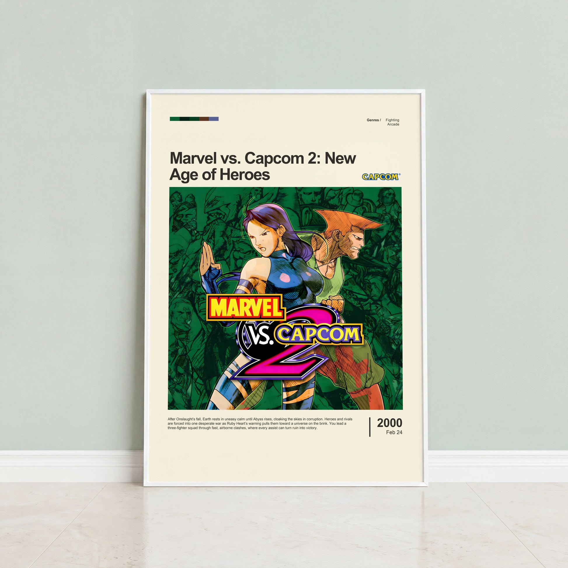 Marvel vs Capcom 2 Poster — view 4