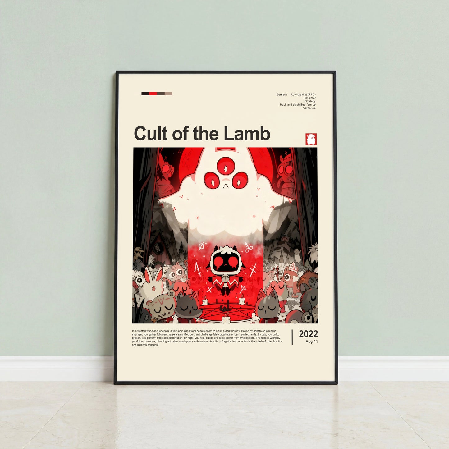 Cult of the Lamb Poster