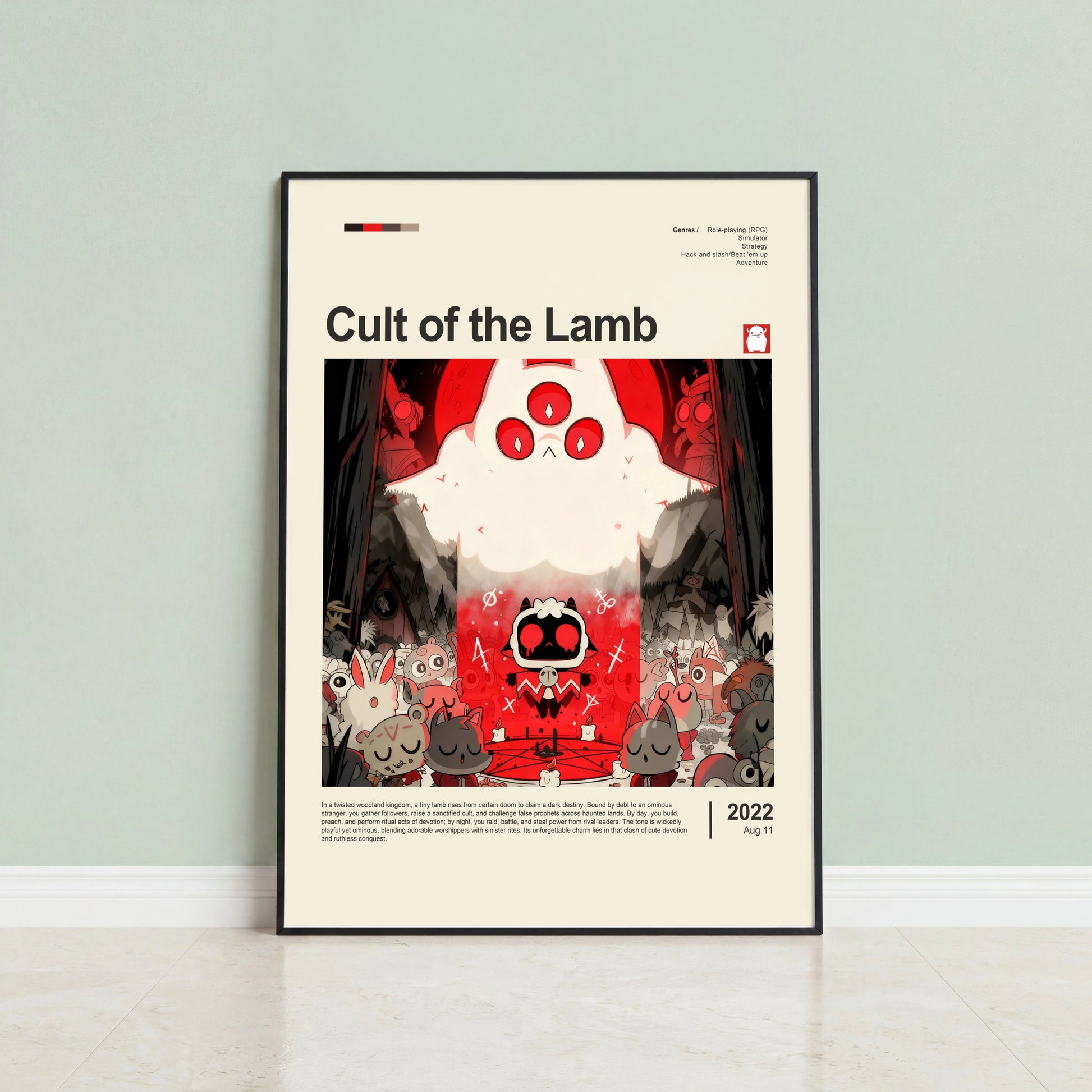 Cult of the Lamb Poster