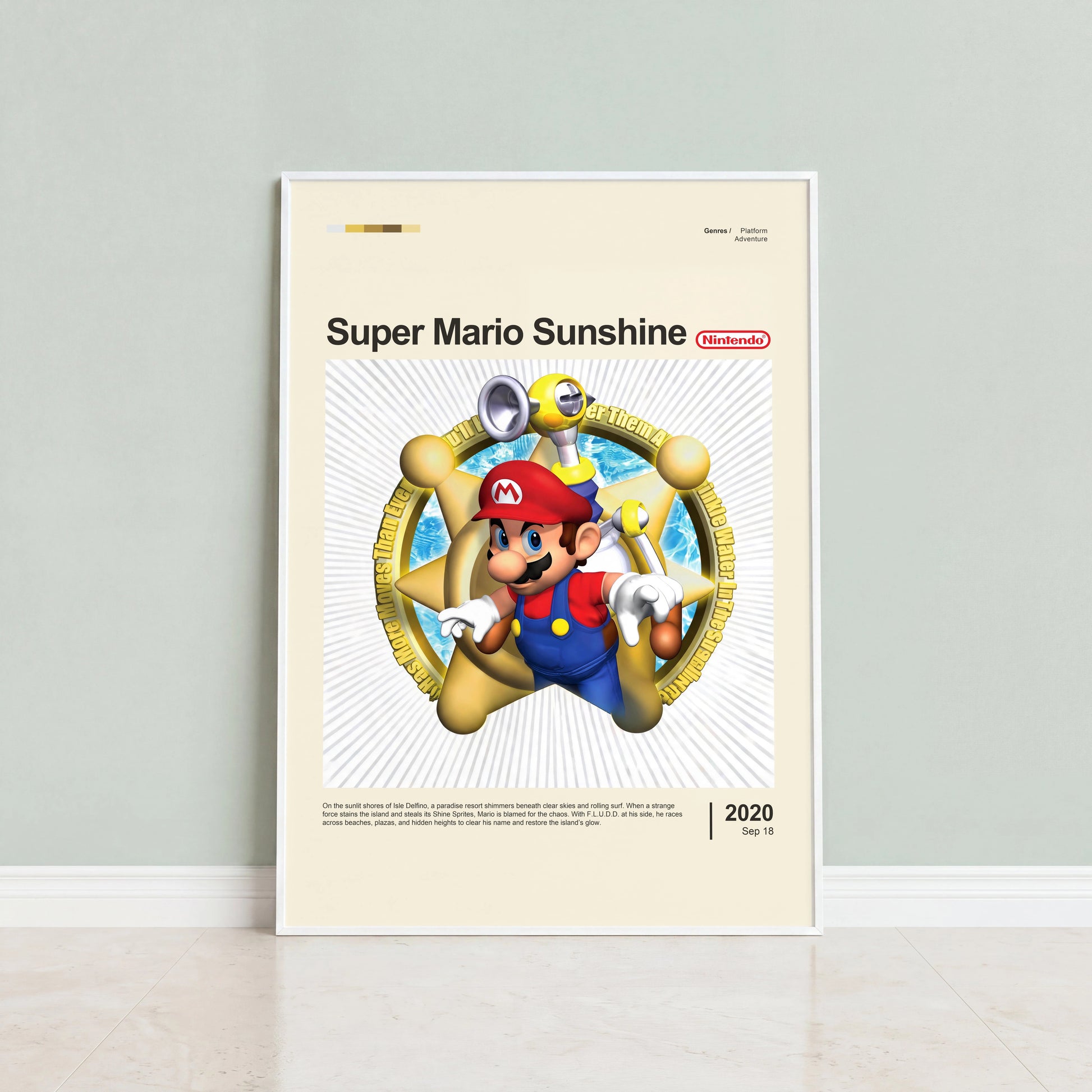 Super Mario Sunshine Poster — view 4