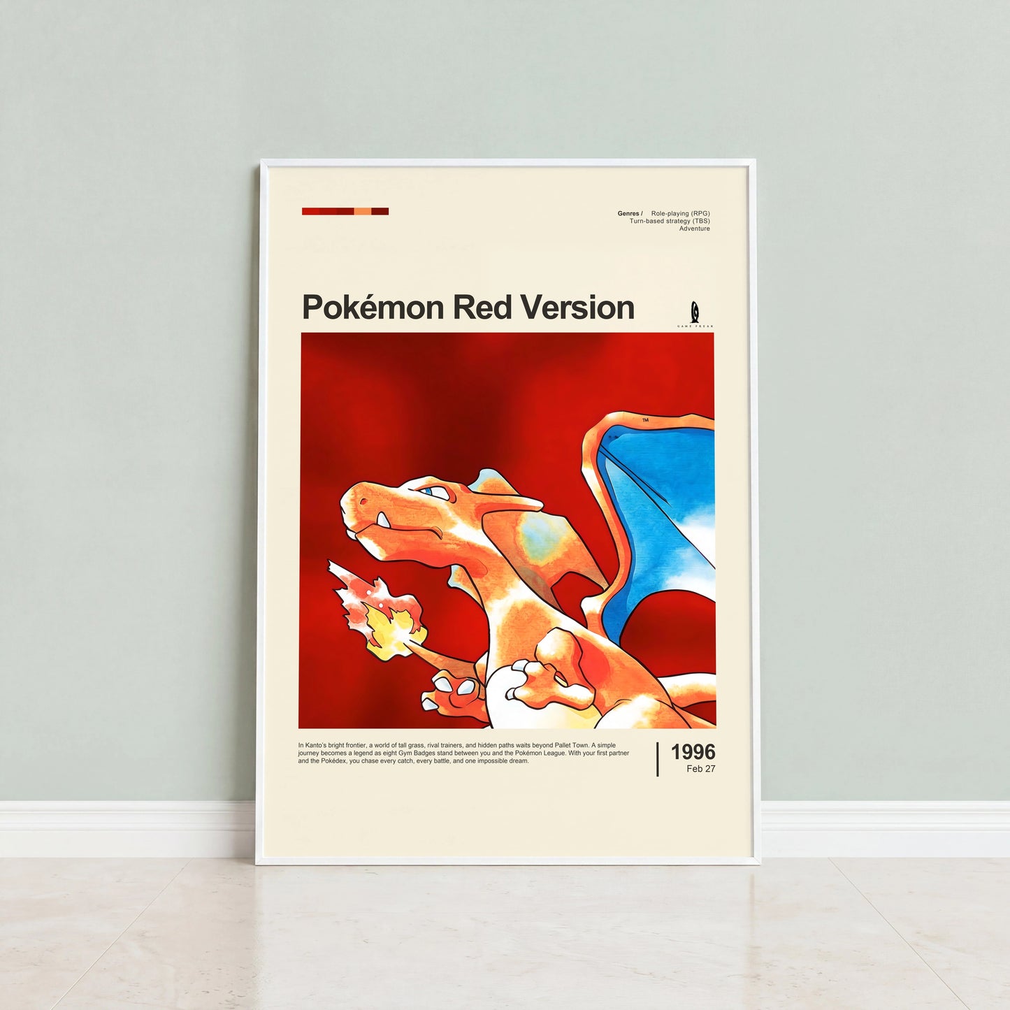 Pokémon Red Version Poster — view 4