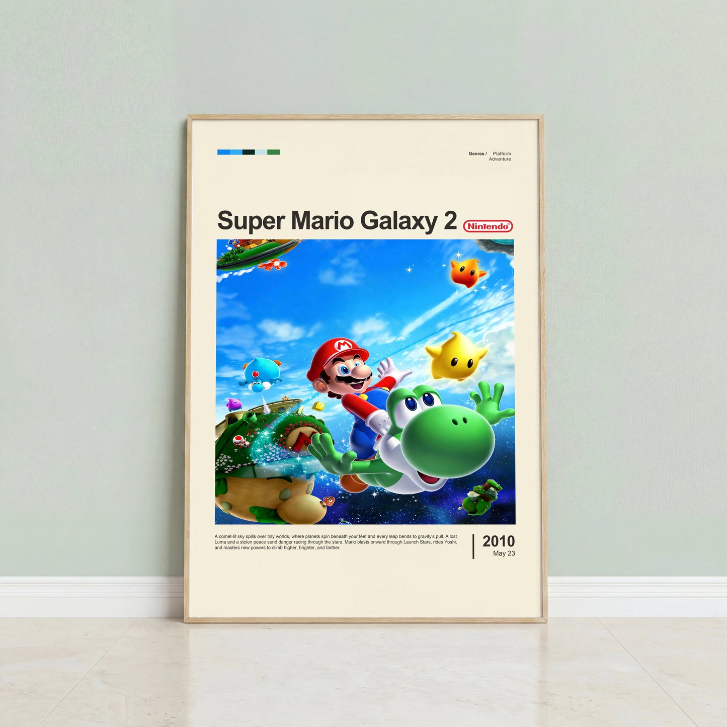 Super Mario Galaxy 2 Poster
