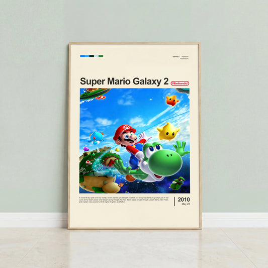 Super Mario Galaxy 2 Poster
