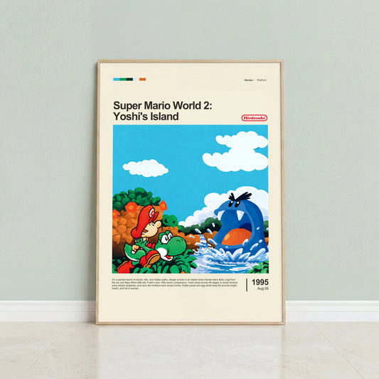 Super Mario World 2: Yoshi's Island Poster