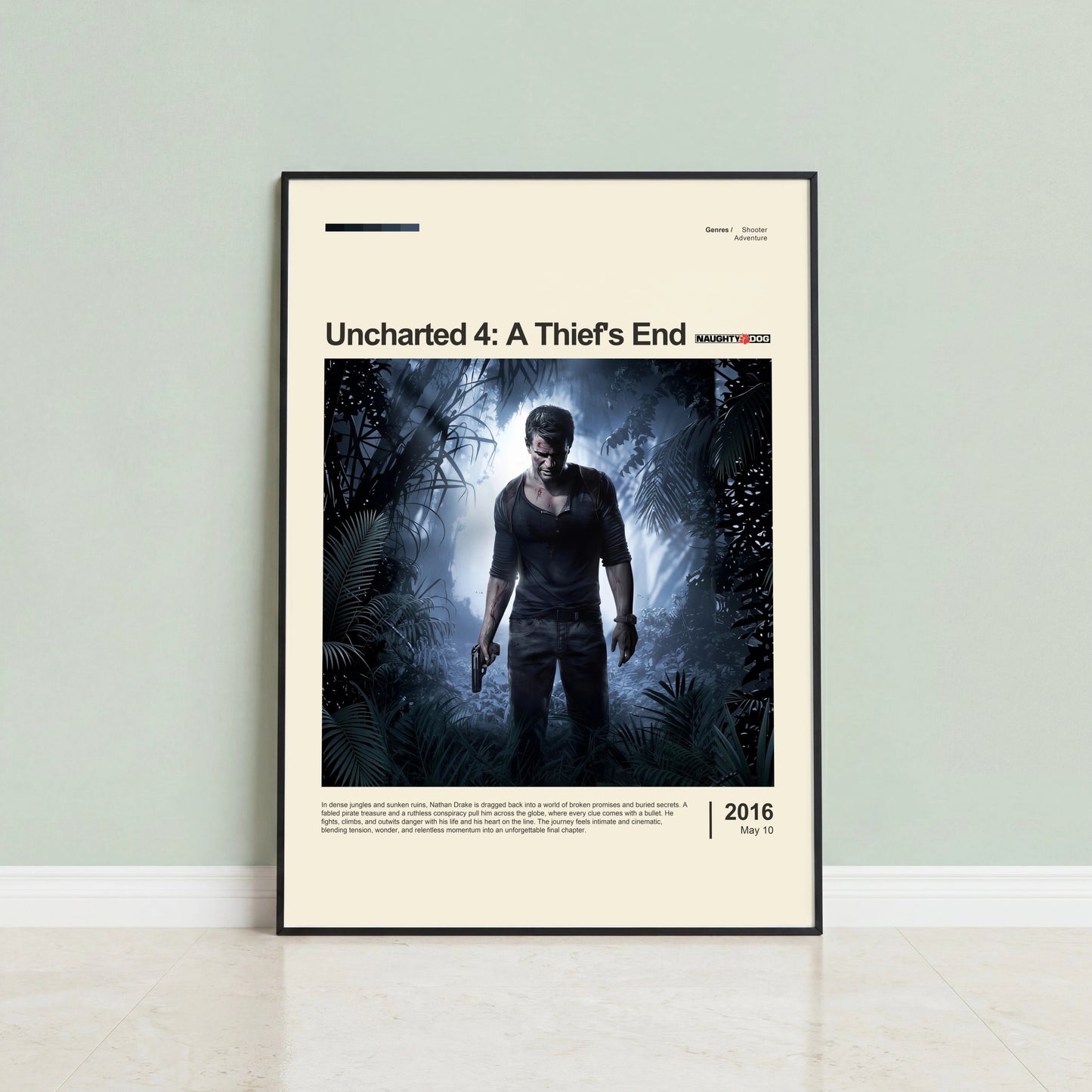 Uncharted 4: A Thief's End Poster