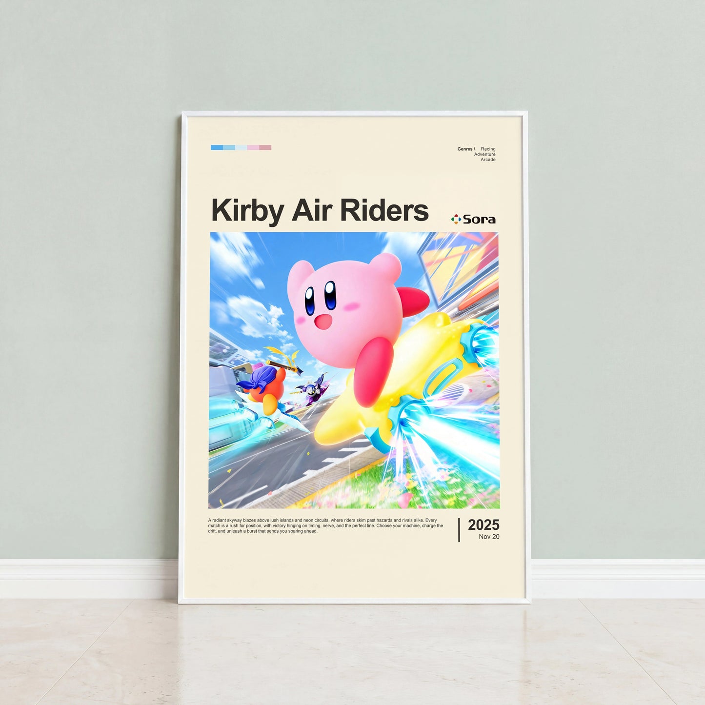 Kirby Air Riders Poster — view 4