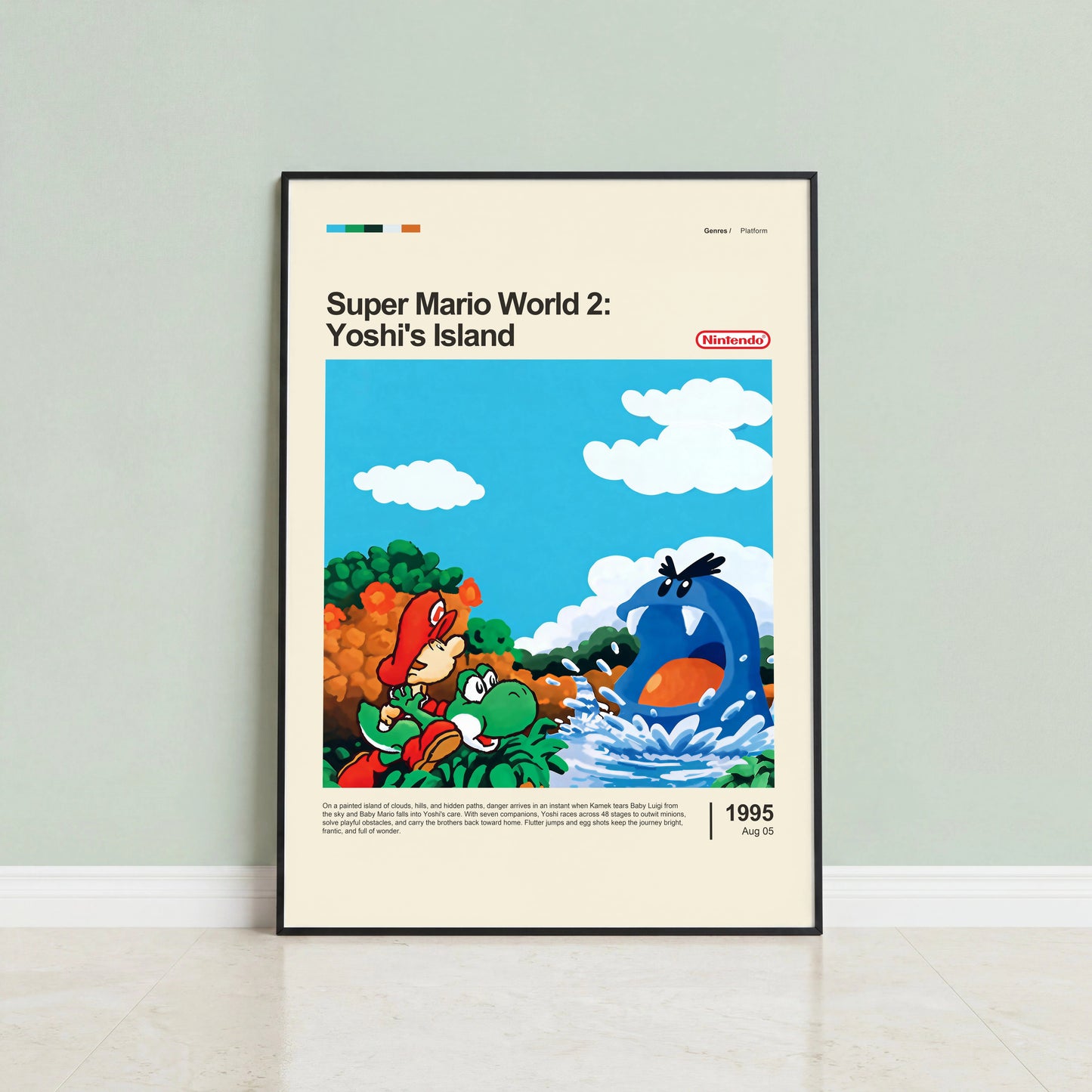 Super Mario World 2: Yoshi's Island Poster — view 3