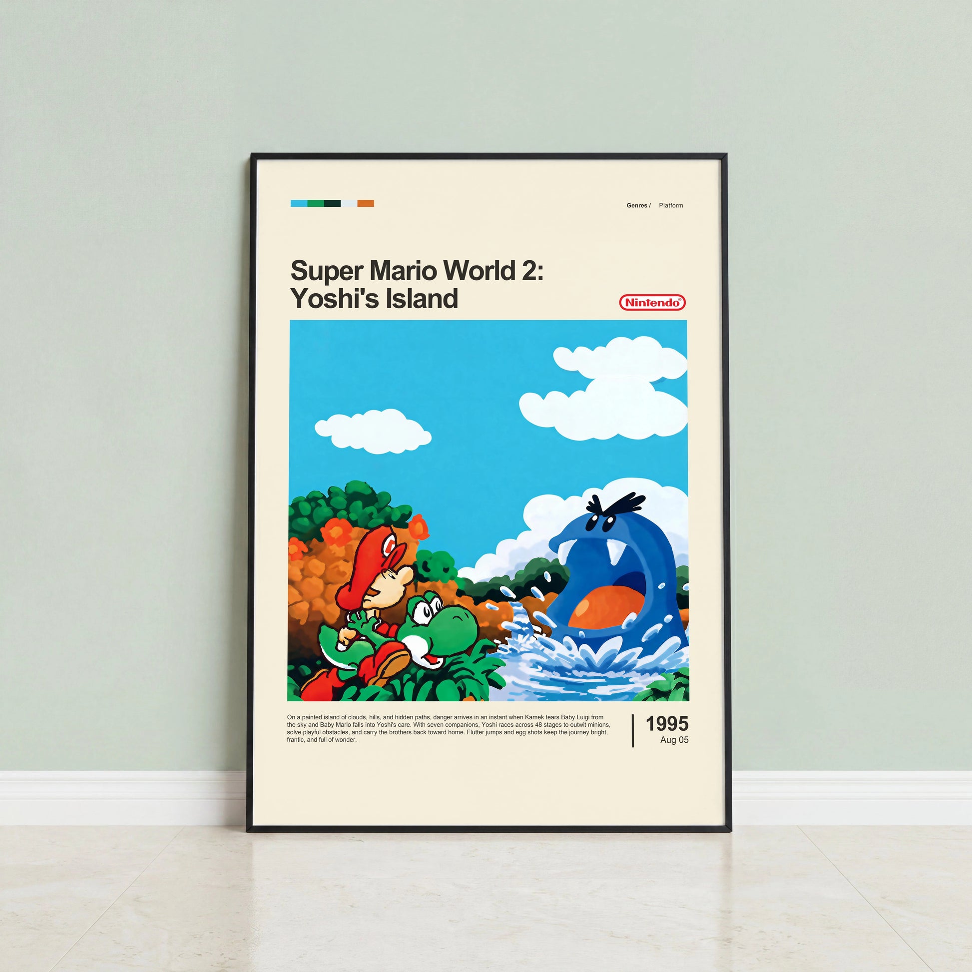 Super Mario World 2: Yoshi's Island Poster — view 3