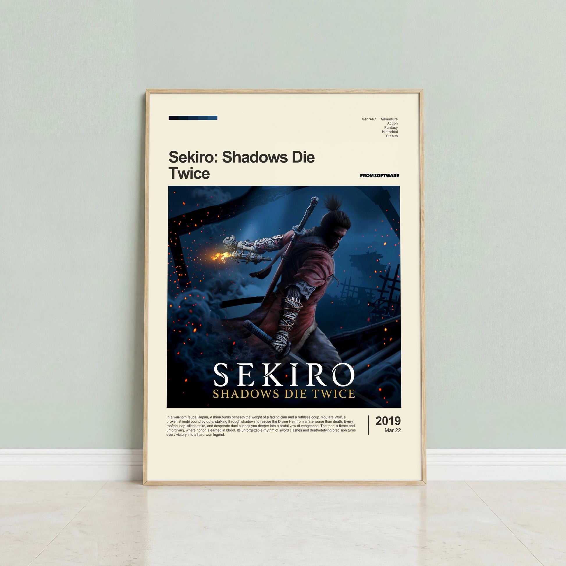 Sekiro: Shadows Die Twice Poster — view 2