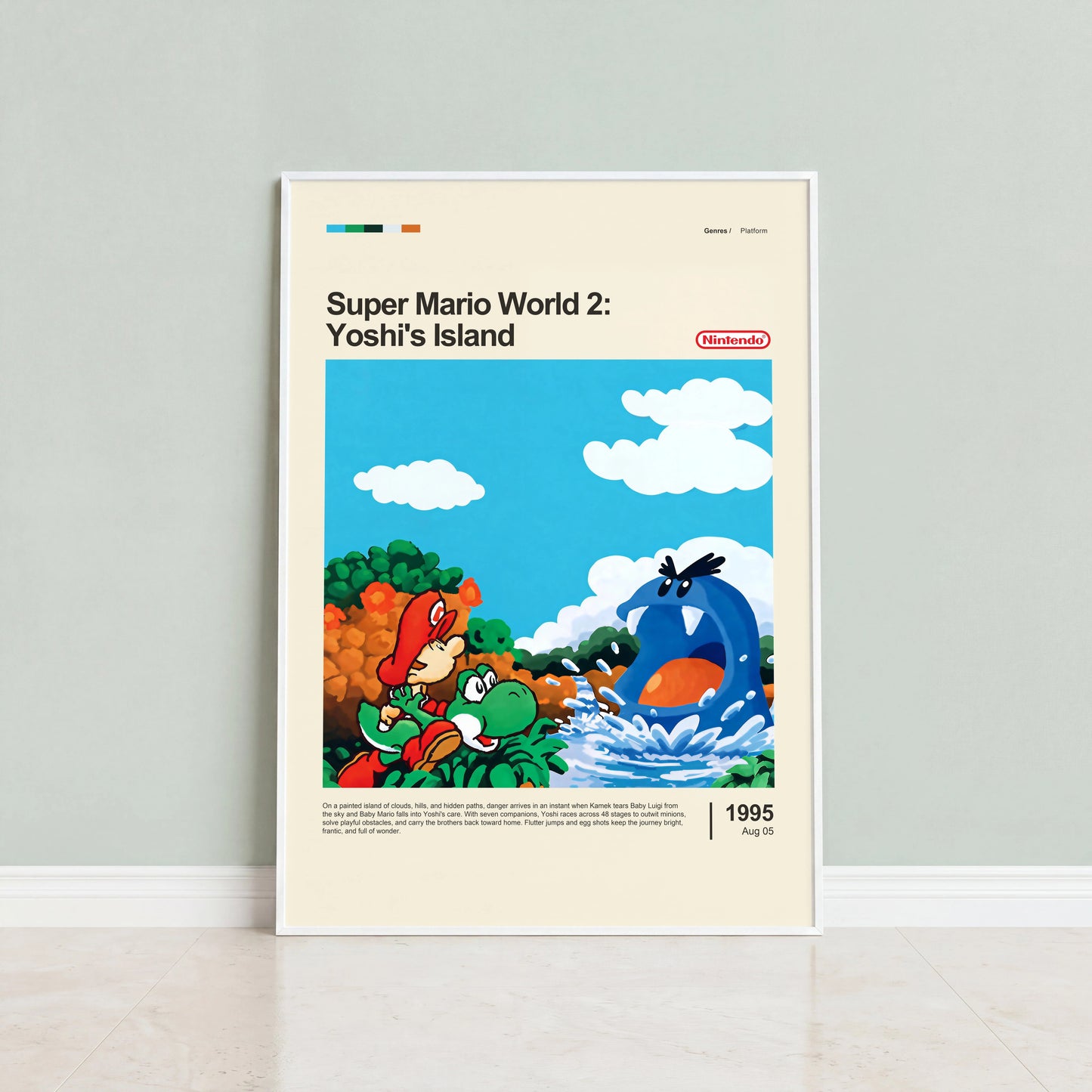 Super Mario World 2: Yoshi's Island Poster — view 4
