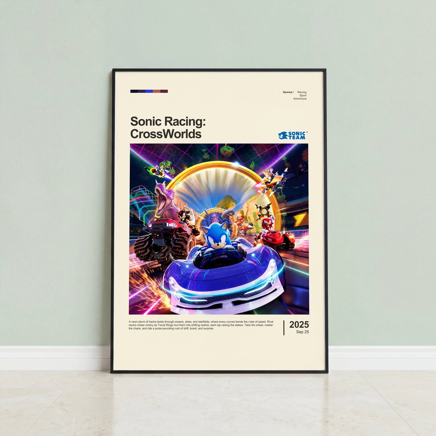 Sonic Racing: CrossWorlds Poster — view 3