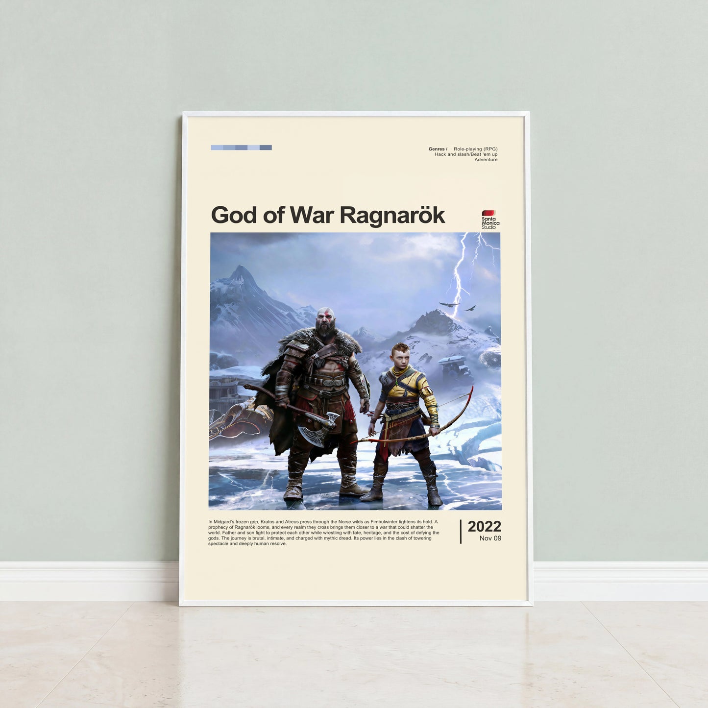 God of War Ragnarök Poster — view 3