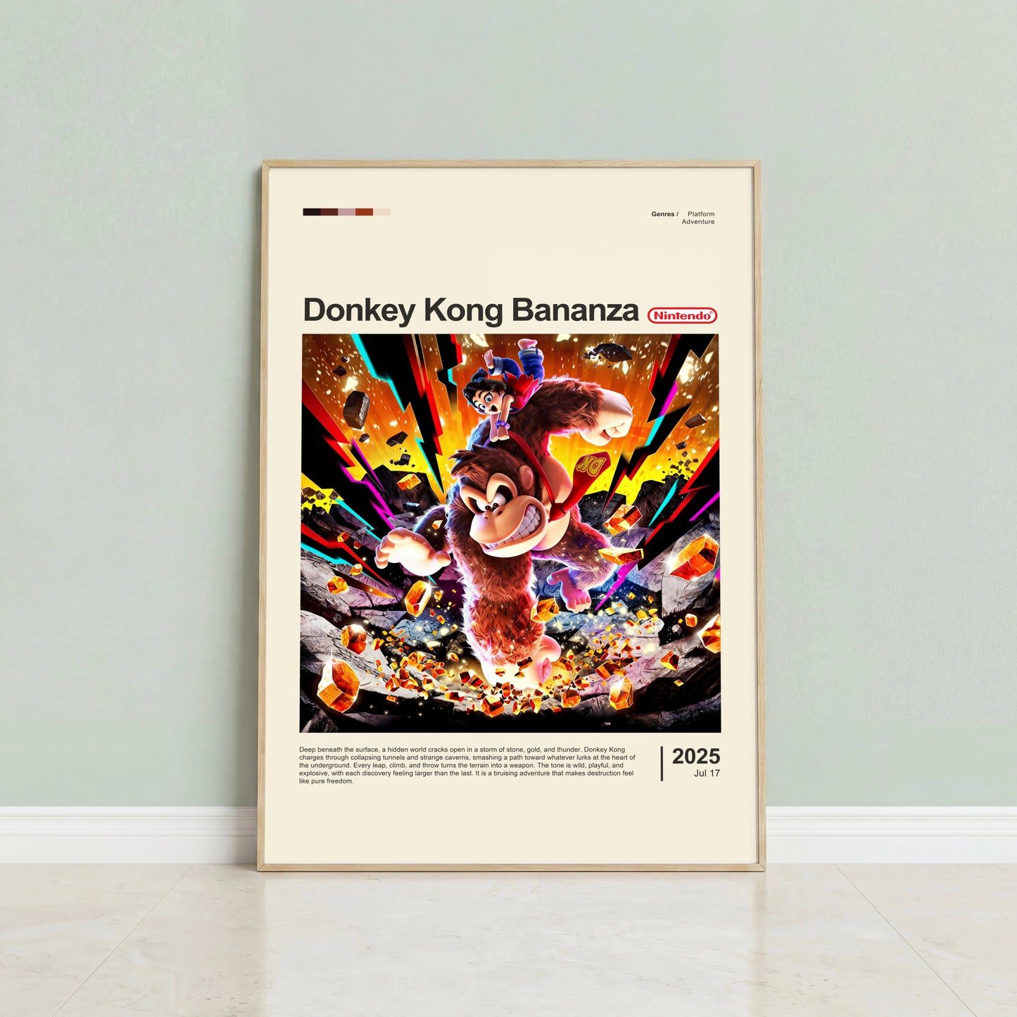 Donkey Kong Bananza Poster — view 2
