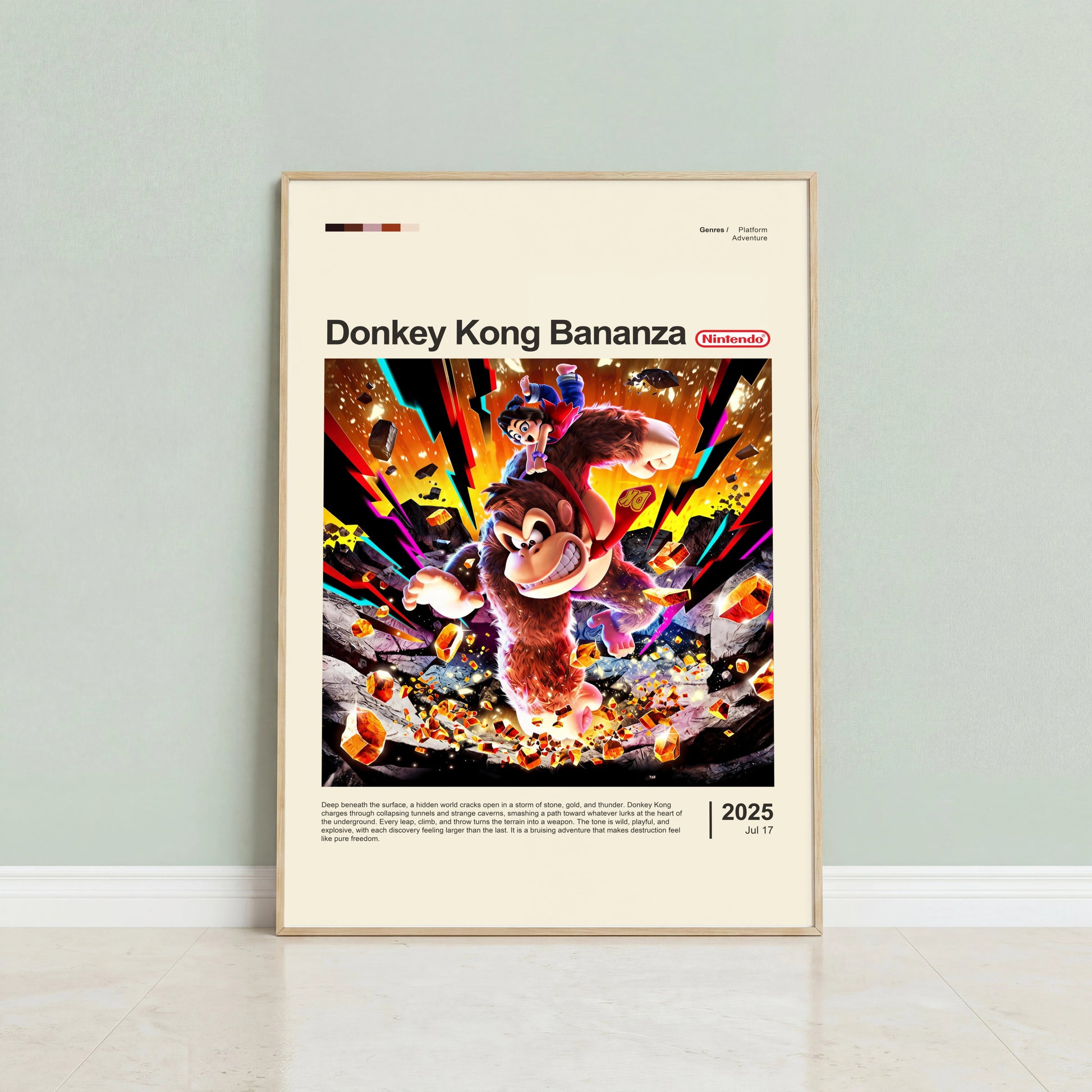 Donkey Kong Bananza Poster — view 2