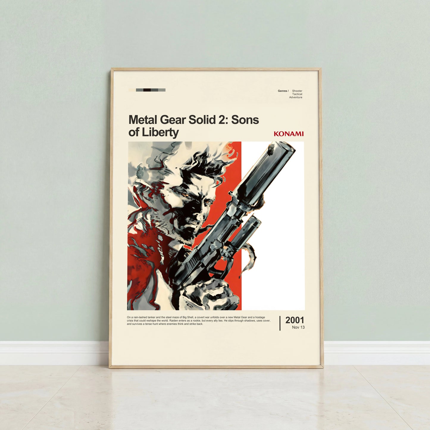 Metal Gear Solid 2: Sons of Liberty Poster