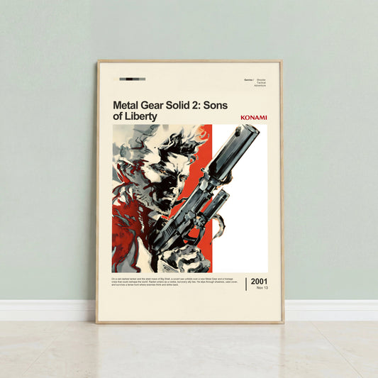 Metal Gear Solid 2: Sons of Liberty Poster
