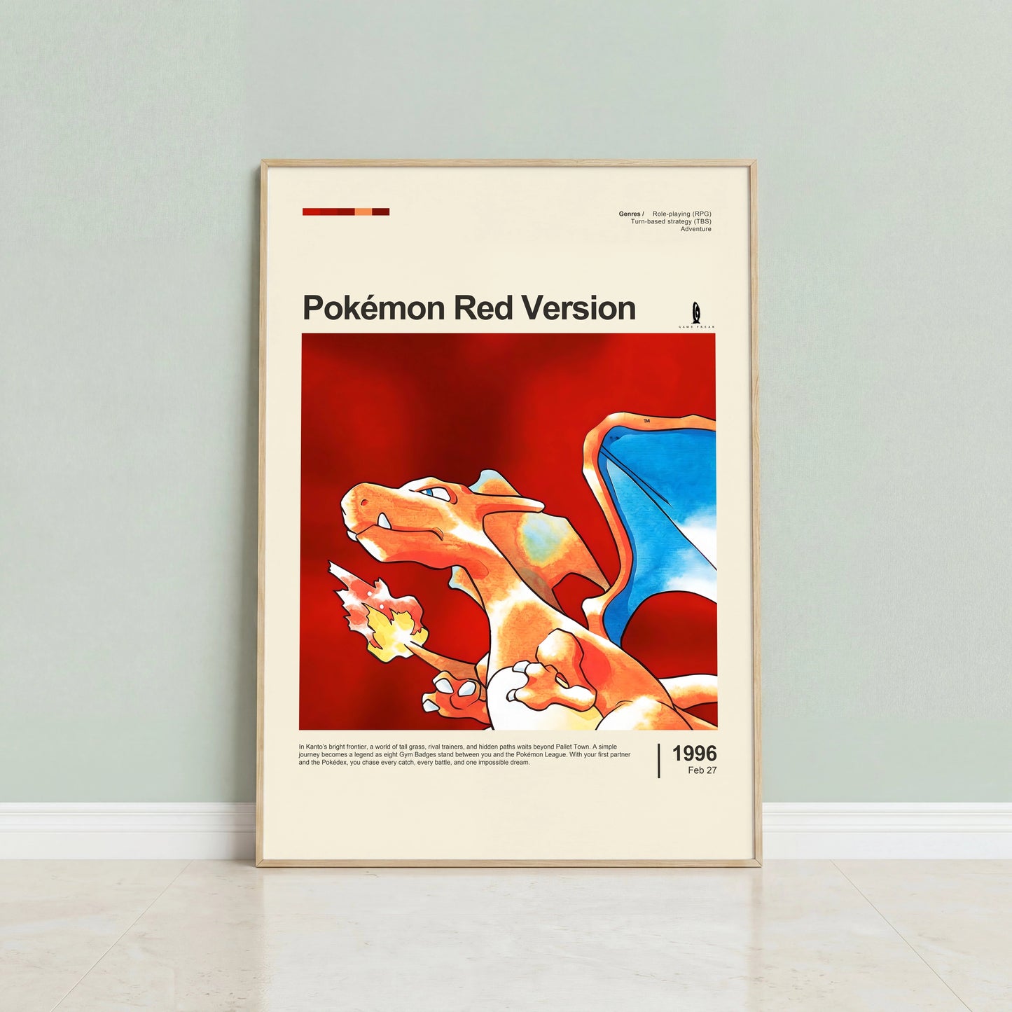 Pokémon Red Version Poster