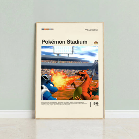 Pokémon Stadium Poster