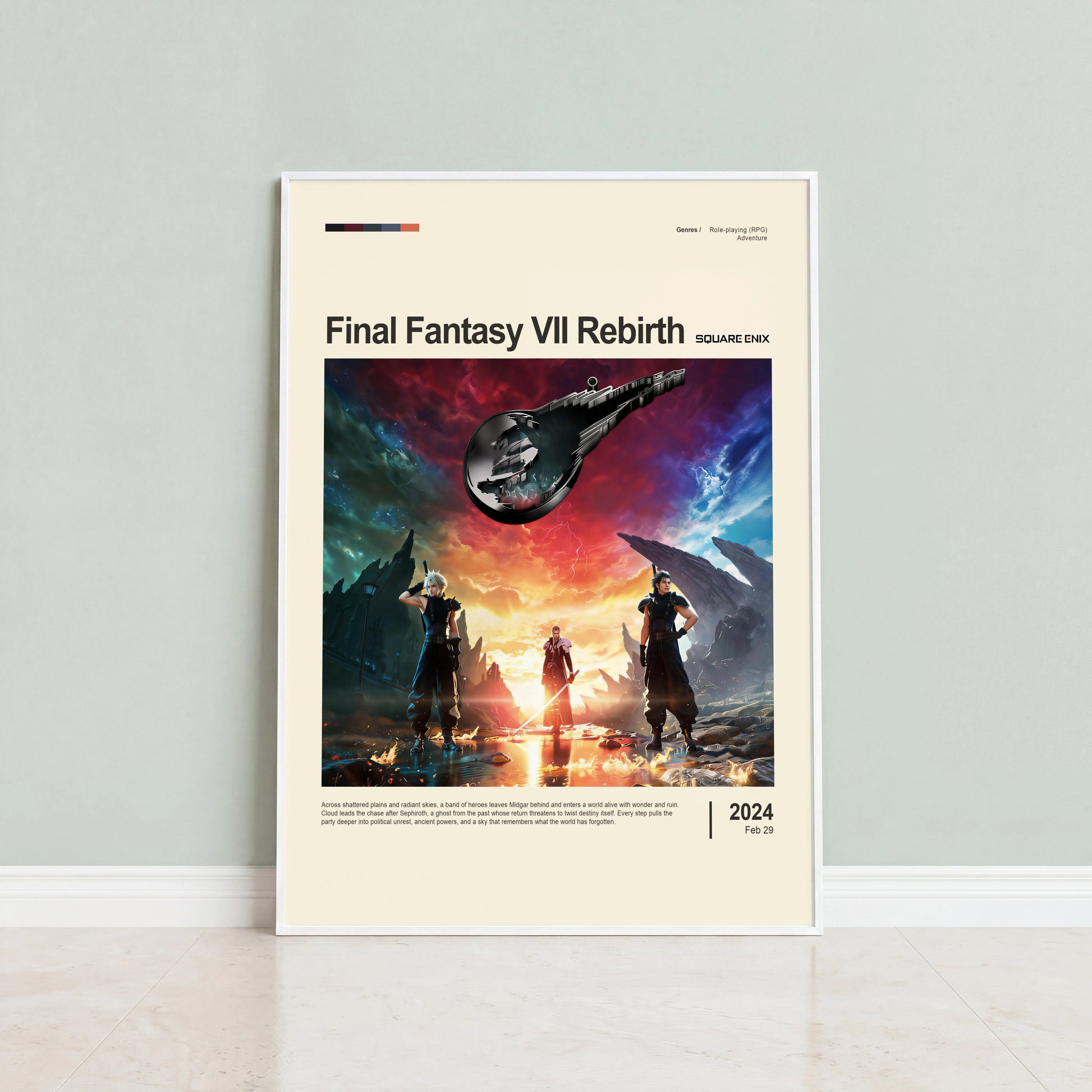 Final Fantasy VII Rebirth Poster — view 3