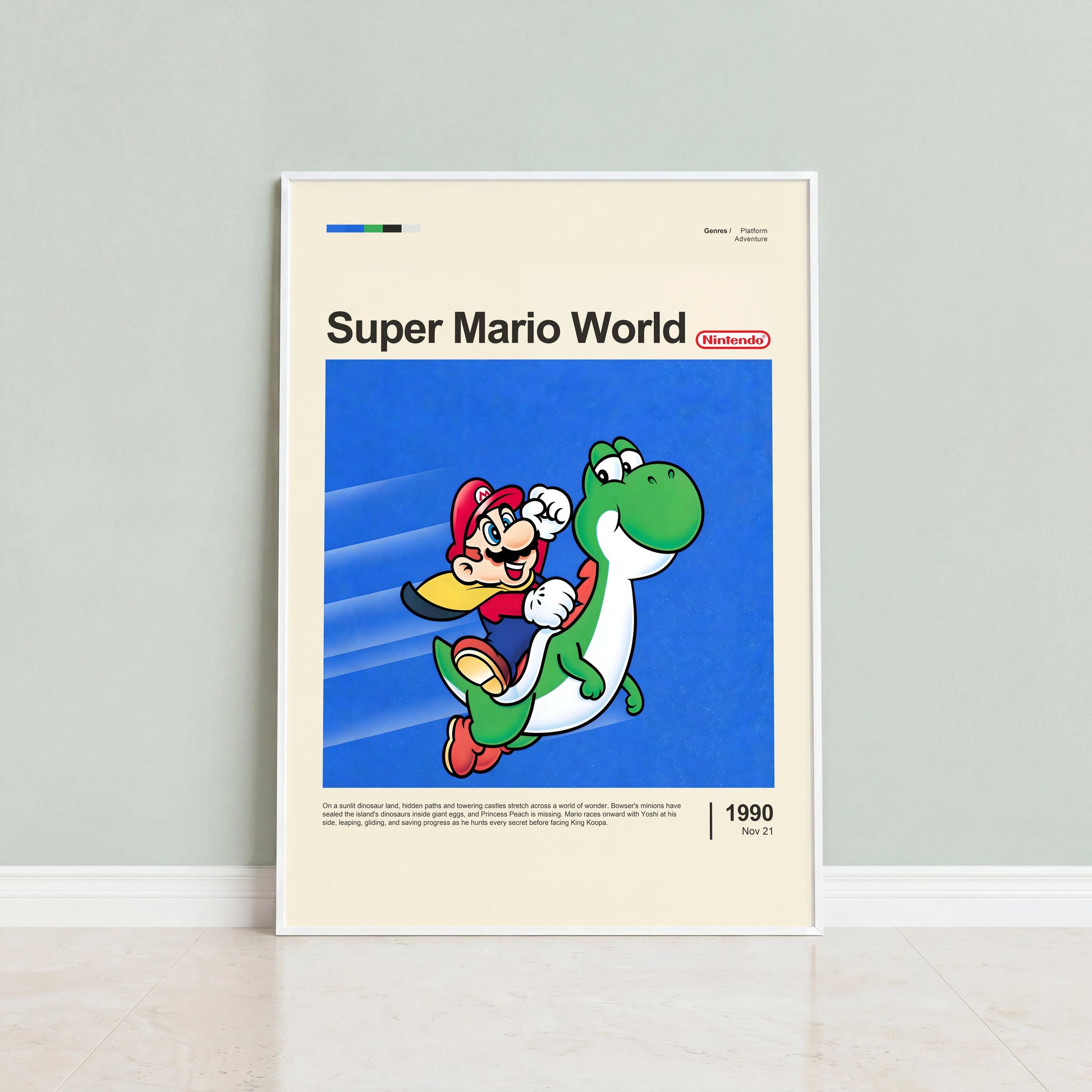 Super Mario World Poster — view 4