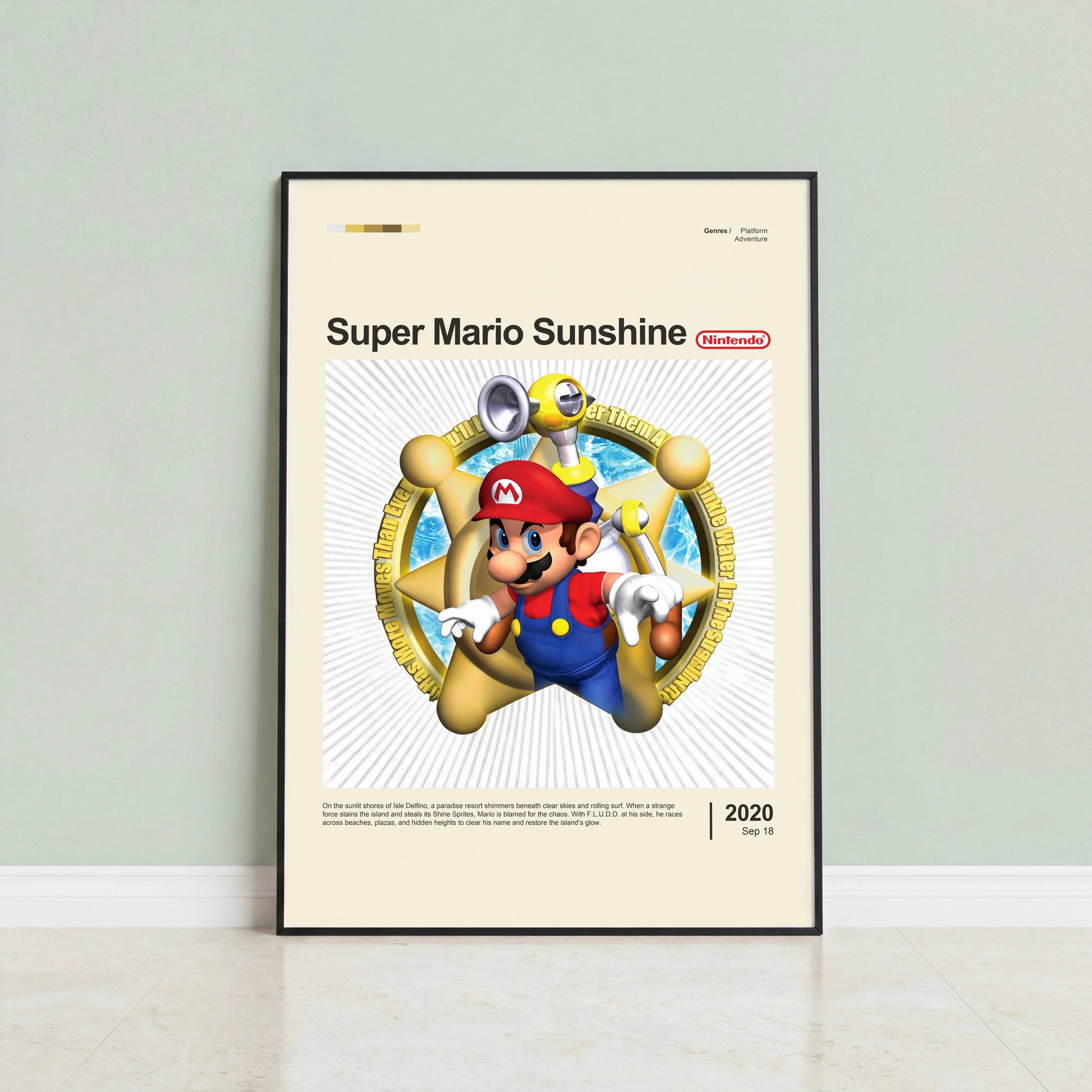 Super Mario Sunshine Poster — view 3