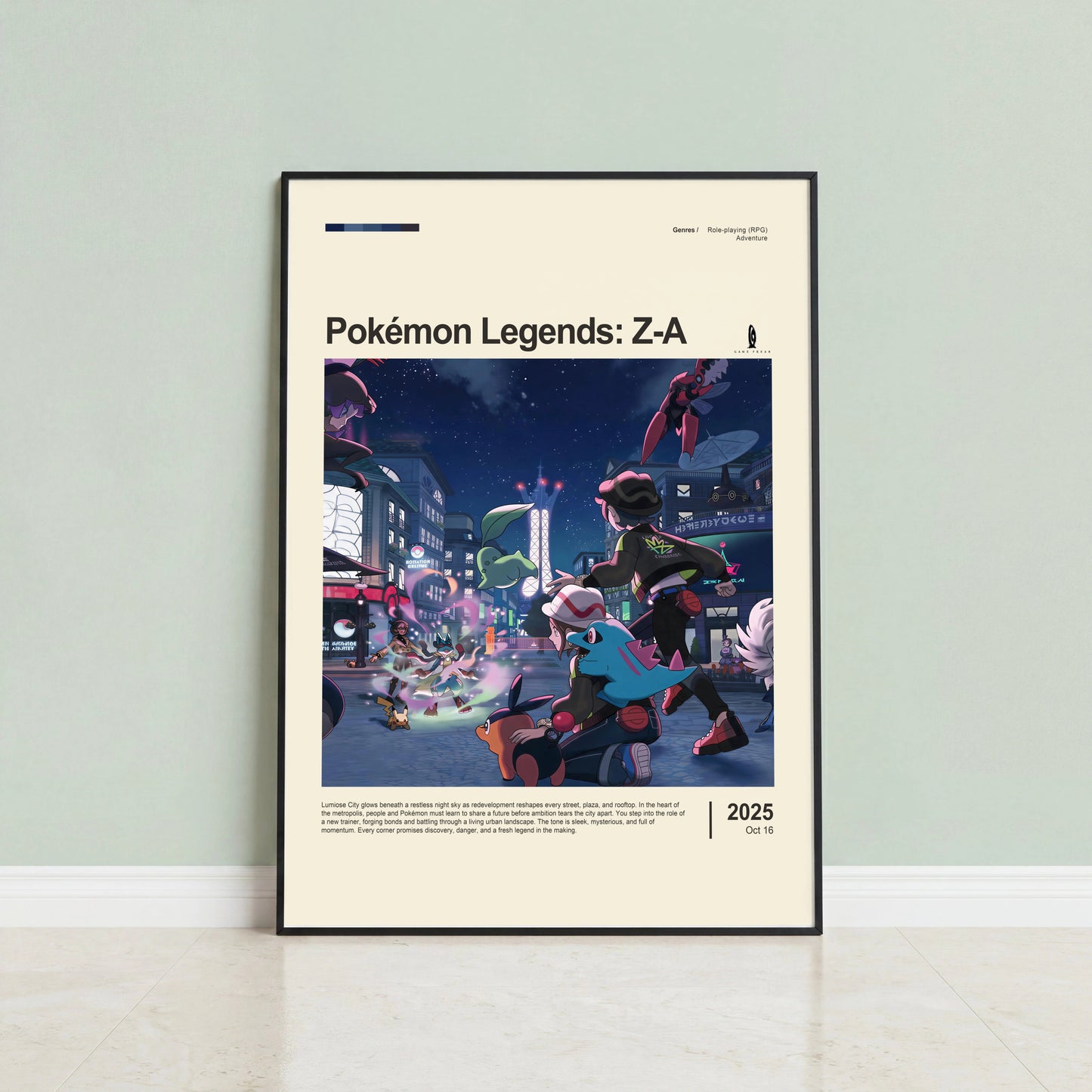 Pokémon Legends: Z-A Poster