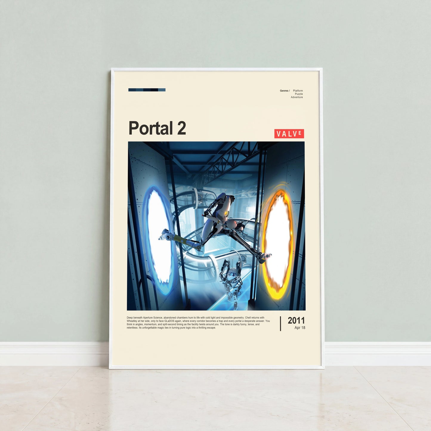 Portal 2 Poster — view 3