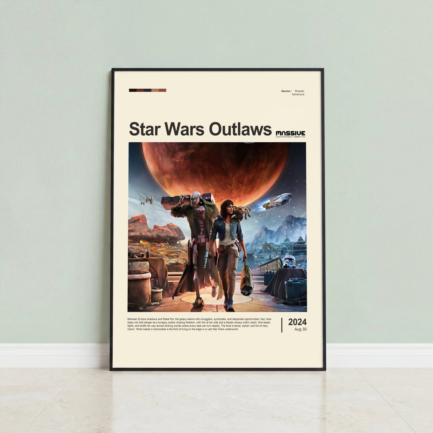 Star Wars Outlaws Poster
