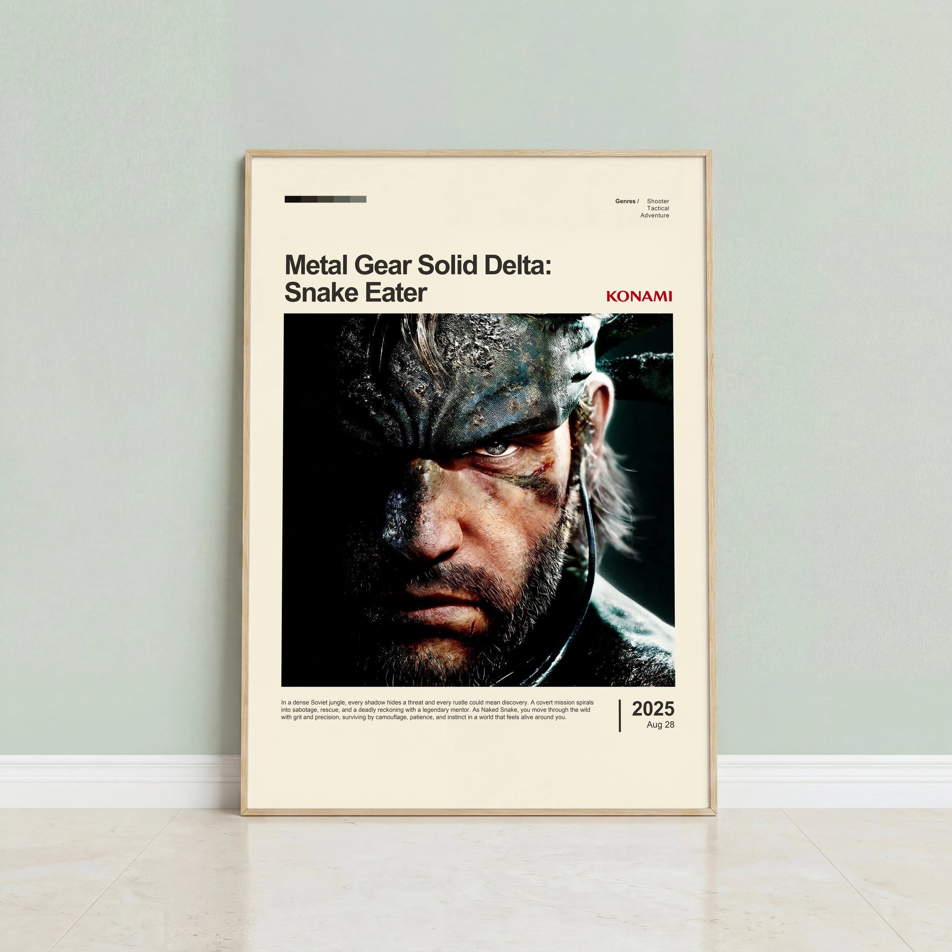Metal Gear Solid Delta Snake Eater Poster