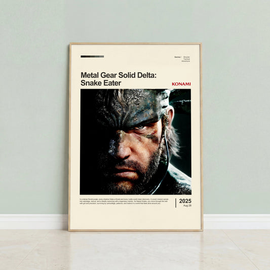 Metal Gear Solid Delta Snake Eater Poster